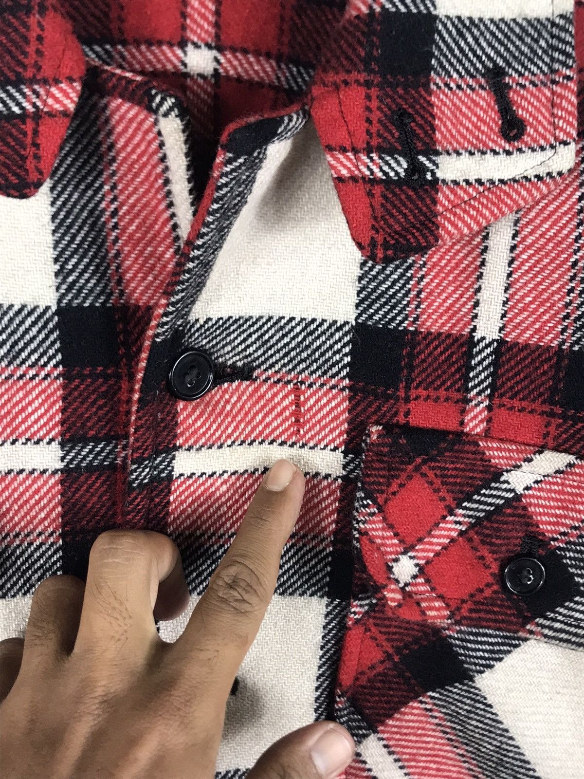 Japanese Brand × Vintage ⚡️Vintage Excel Wool Flannel Chore Shirt Jacket Size US M / EU 48-50 / 2 - 10 Thumbnail