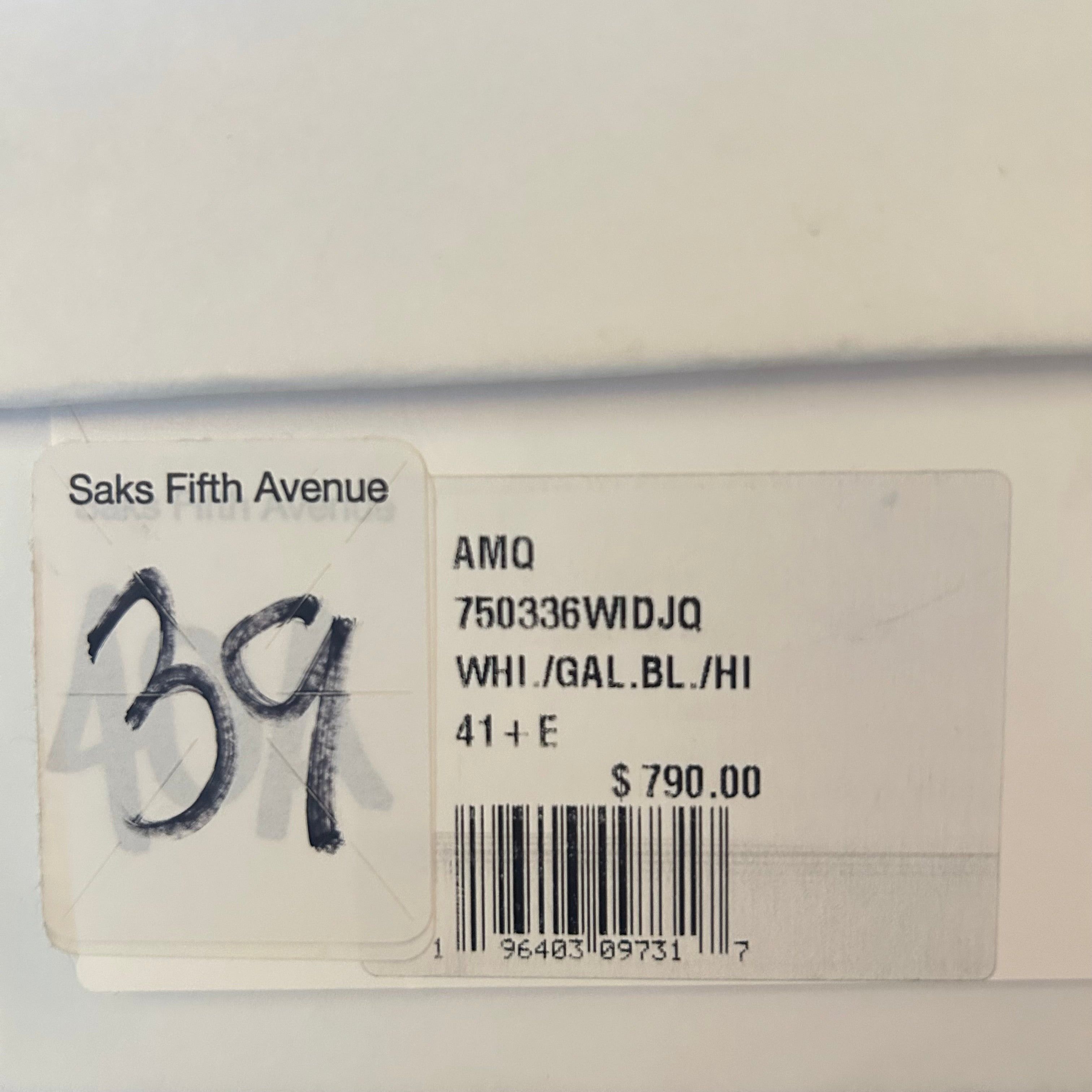 Alexander McQueen Alexander McQueen Oversized Sneakers White Galactic Blue Size US 8 / EU 41 - 9 Thumbnail