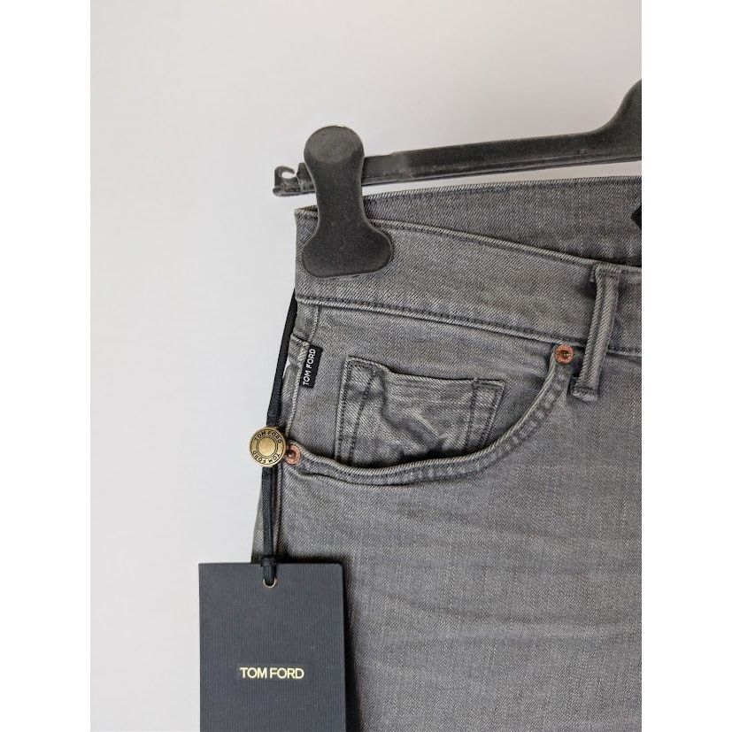 Tom Ford o1rshd1 Straight Denim Jeans in Grey Size US 29 - 5 Thumbnail