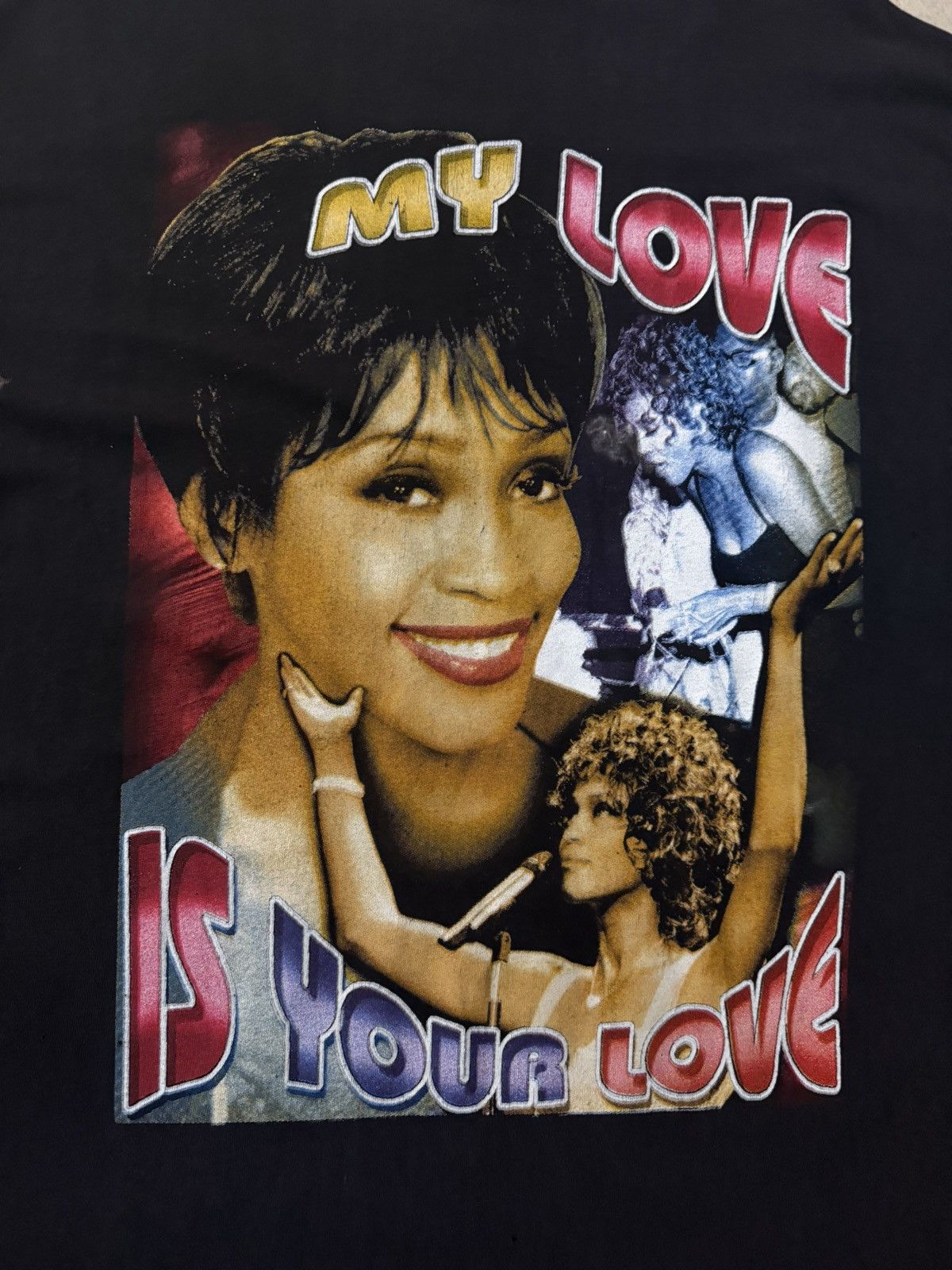Rap Tees Vintage 90s Whitney Houston RapTee Always Love You Shirt XL Size US XL / EU 56 / 4 - 5 Thumbnail