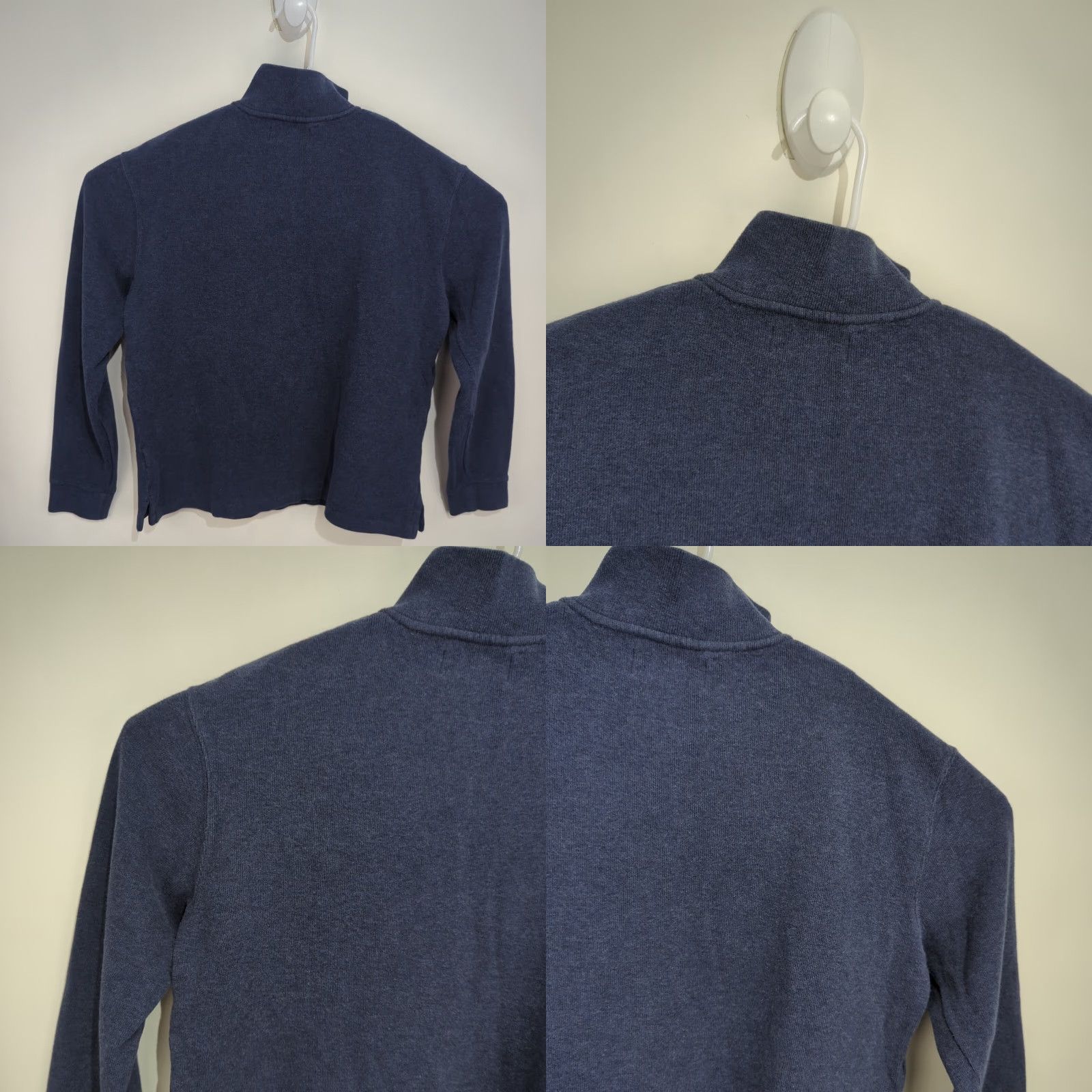 Polo Ralph Lauren Polo Ralph Lauren Sweater Shirt Pullover 1/4 Zip Mens Medium Blue Knit Logo Casual, Workwear, Travel Mens Regular Size M Size US M / EU 48-50 / 2 - 8 Thumbnail