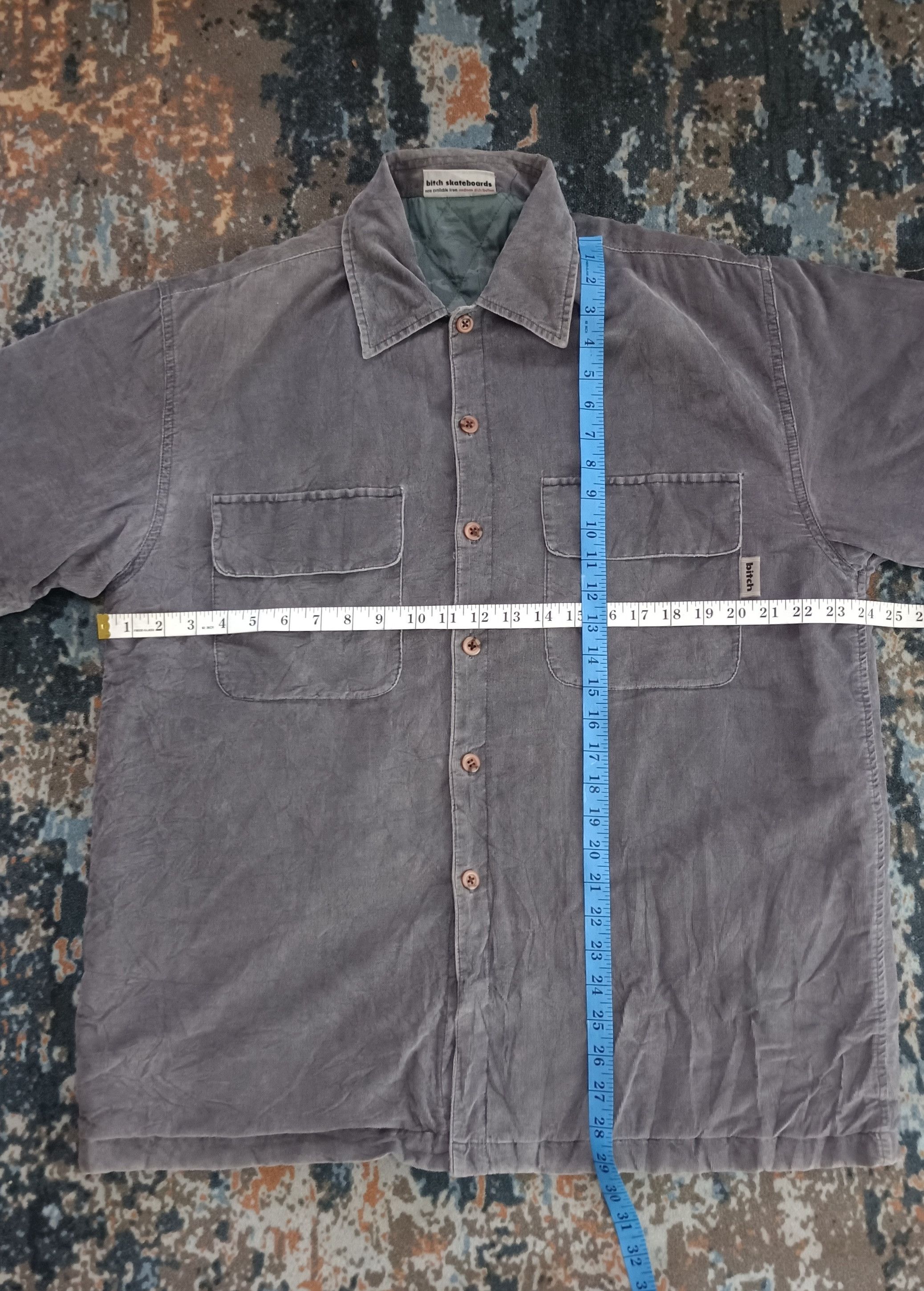 Shorty's Skateboards Vintage🔥 BITCH SKATEBOARDS CORDUROY SHIRT JACKET Size US L / EU 52-54 / 3 - 15 Thumbnail
