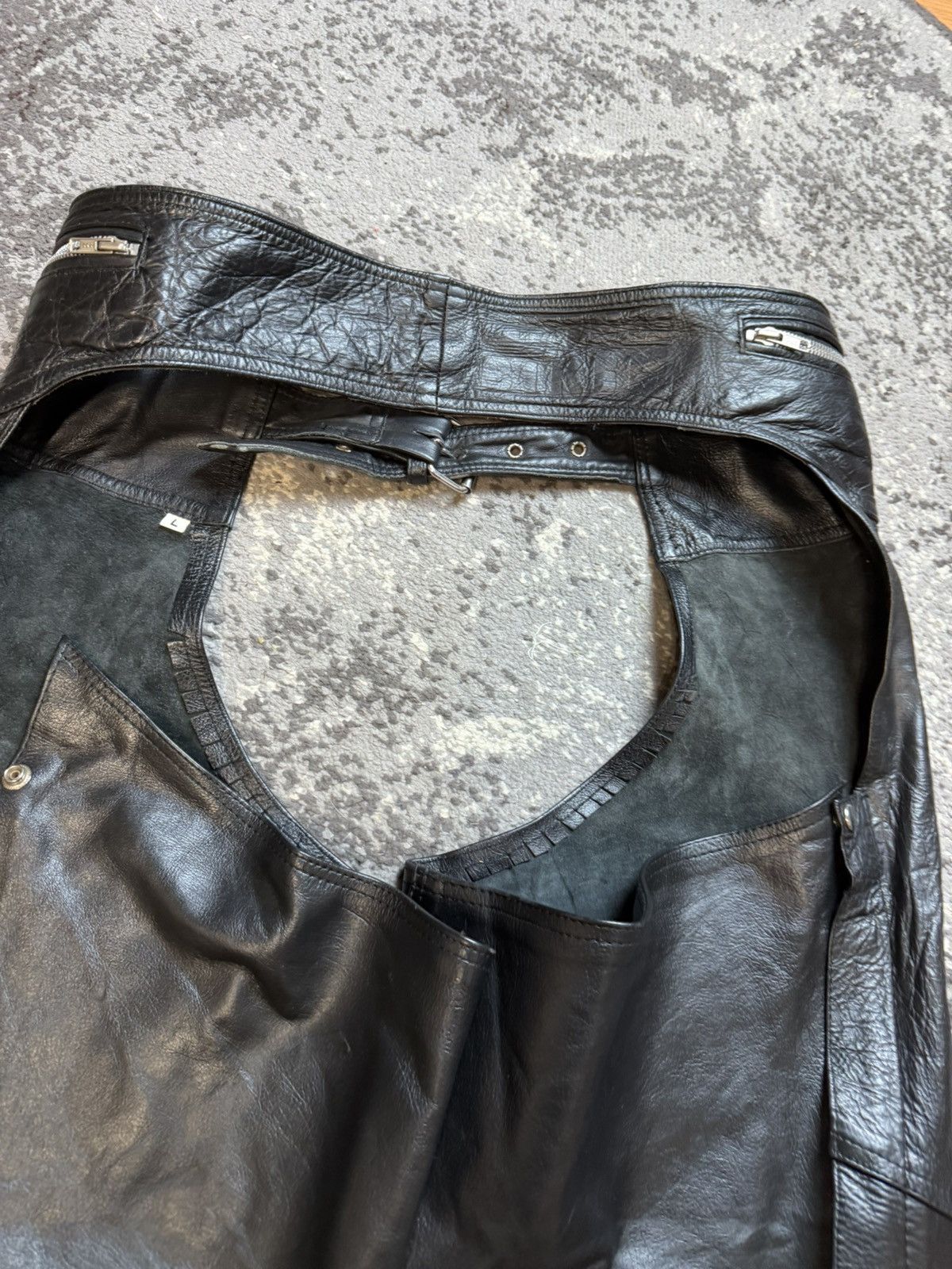 Japanese Brand Vintage y2k Opium Owens Style Suede Chaps Spirit Biker Size US 34 / EU 50 - 4 Thumbnail