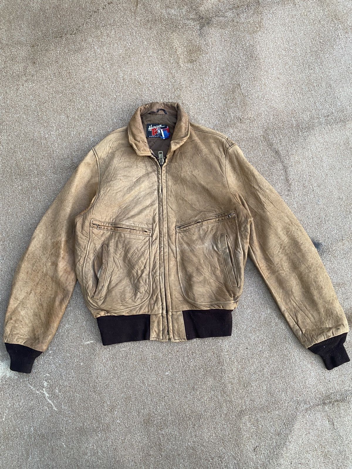 Other Vintage hanger us air force leather jacket Size US M / EU 48-50 / 2 - 1 Thumbnail