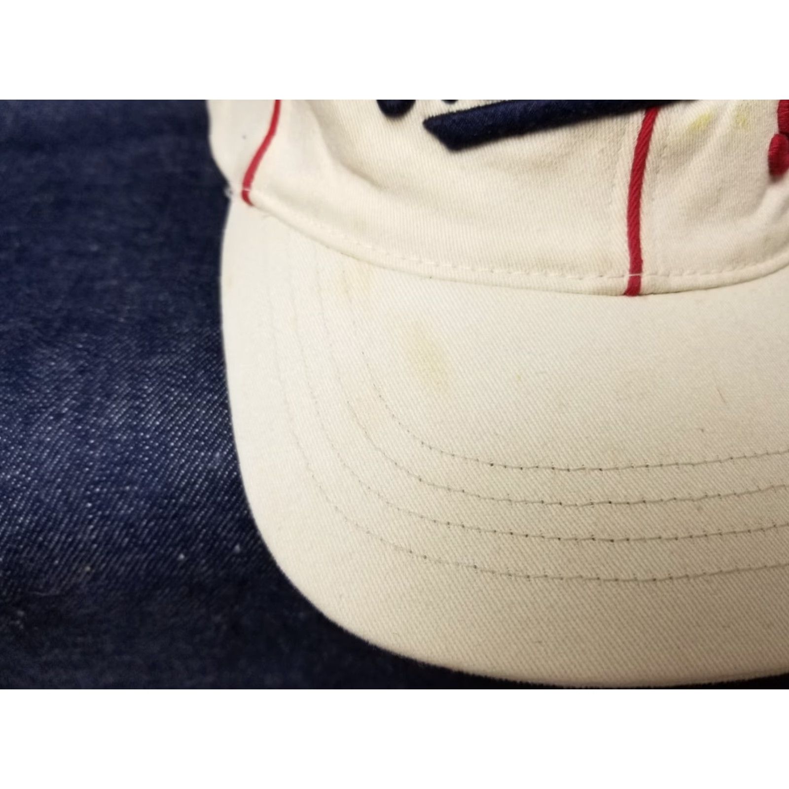 Polo Ralph Lauren VINTAGE Polo Ralph Lauren K-Swiss Patch Hat Stadium 92' P Wing Polo Ralph Lauren Baseball Cap Mens One Size Beige Size US M / EU 48-50 / 2 - 2 Thumbnail
