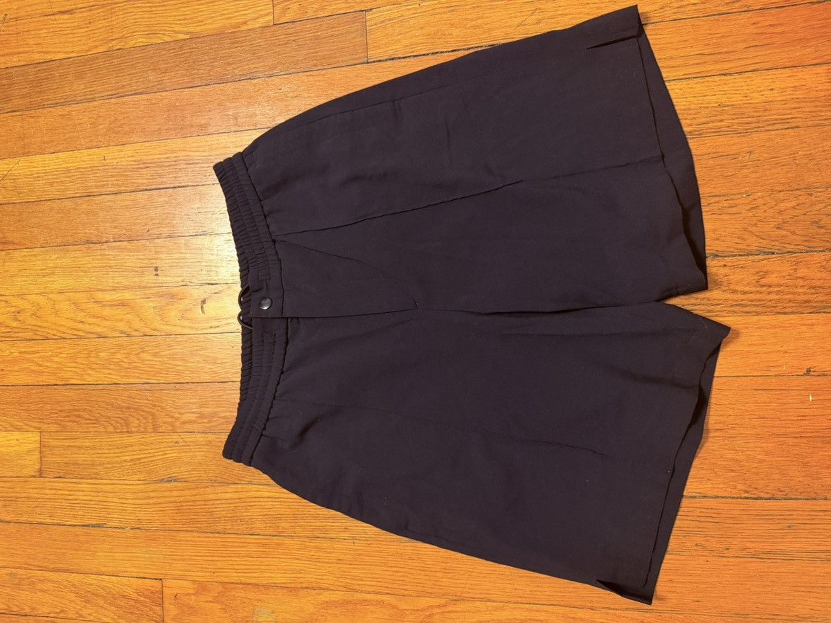 Solid Homme Solid Homme SS22 Navy Wide Leg Tailored Shorts Size 44 / 28 Size US 28 / EU 44 - 2 Thumbnail