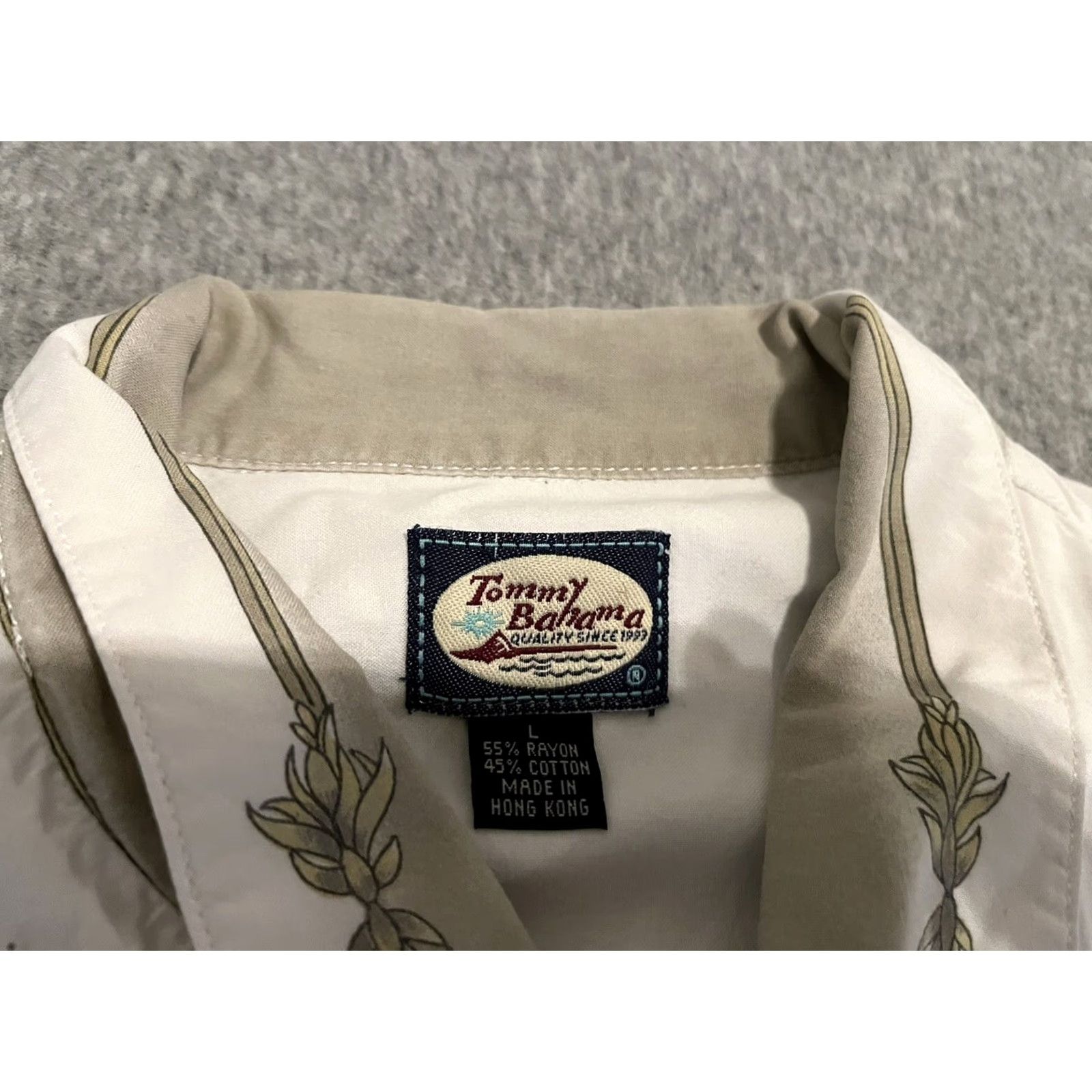 Tommy Bahama Tommy Bahama Cuban Cigars Hawaiian Shirt Mens Large Size US L / EU 52-54 / 3 - 2 Thumbnail