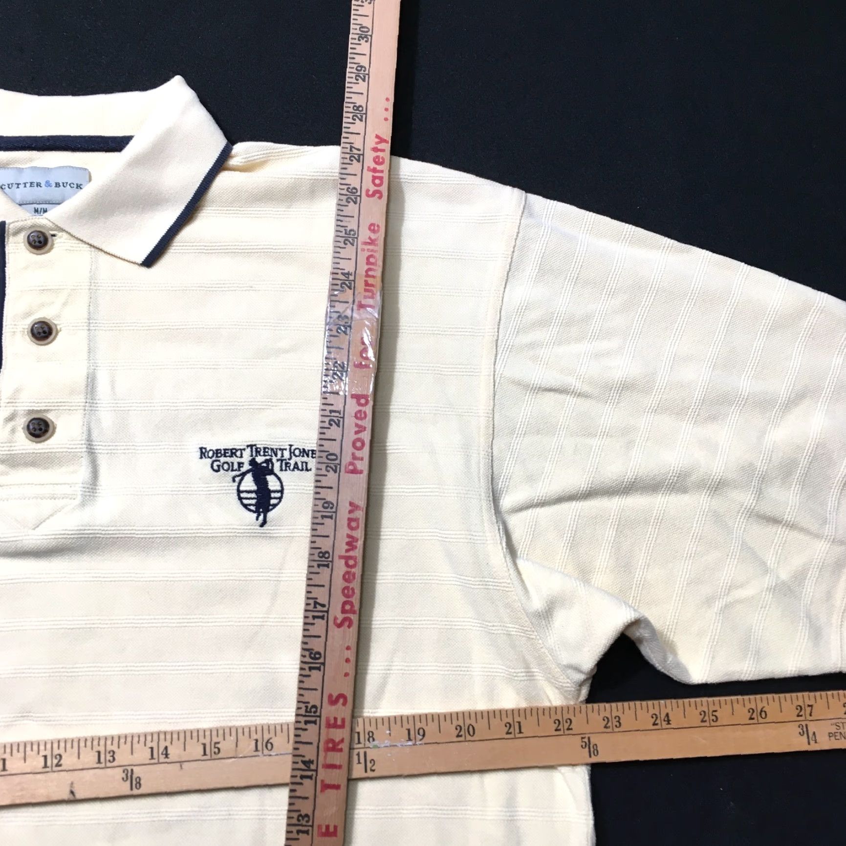 Cutter & Buck RObert TRENT JONES GOLF TRAIL CUTTER & BUCK MENS MEDIUM POLO SHIRT Size US M / EU 48-50 / 2 - 4 Thumbnail