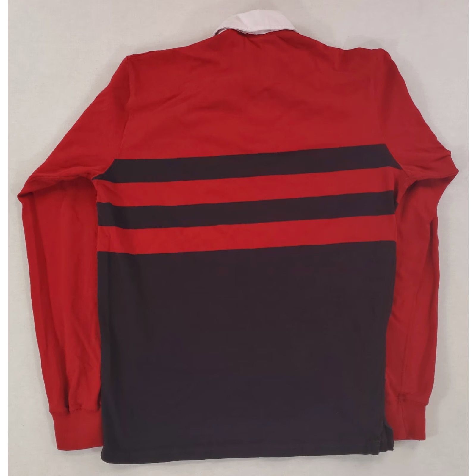 Polo Ralph Lauren VINTAGE Polo Ralph Lauren Rugby Shirt Red Black Long Sleeve Made USA Mens L Shirt Size US L / EU 52-54 / 3 - 4 Thumbnail