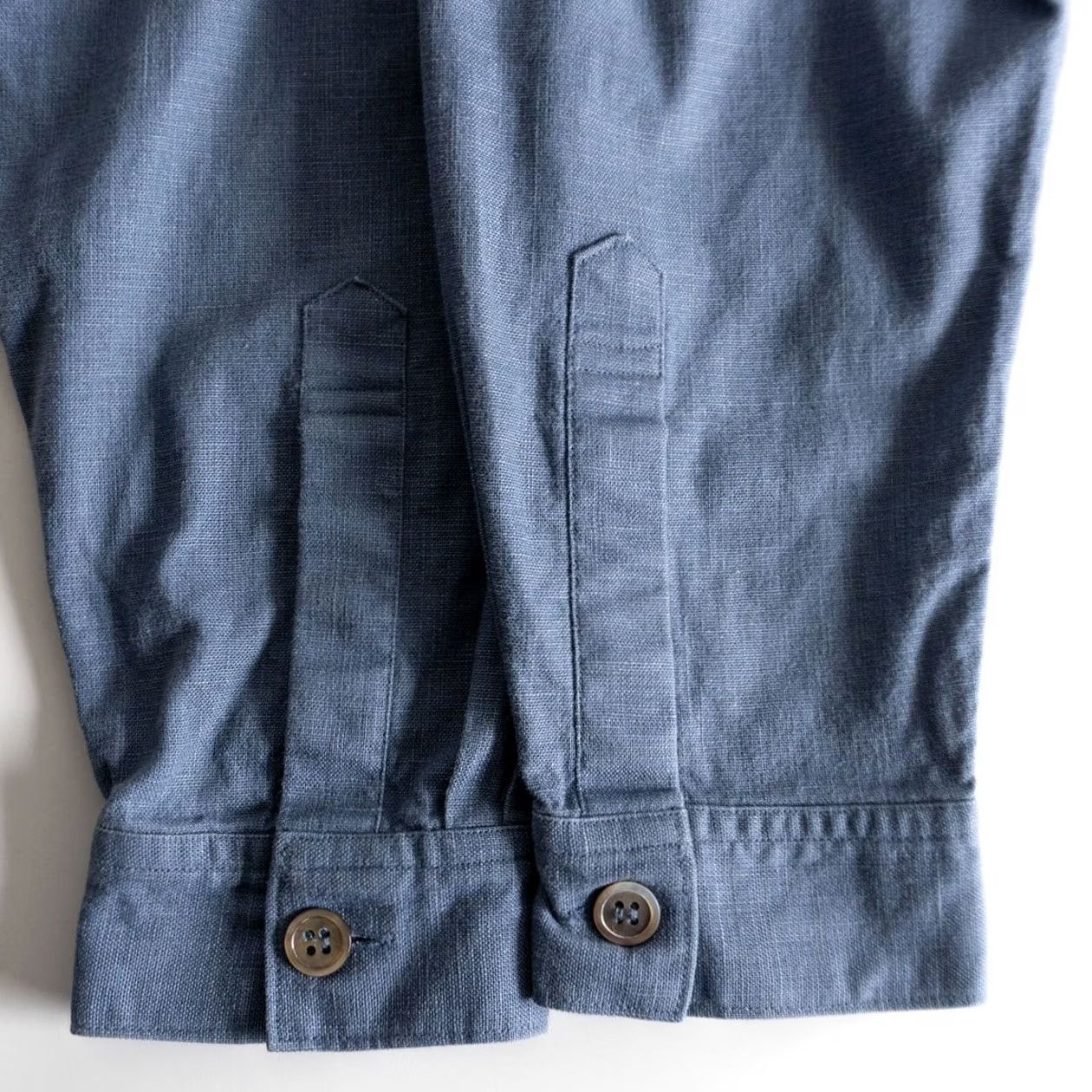 Yohji Yamamoto Y's for men 90's Vintage Yohji Yamamoto Open-collar Shirt One Size Blue Cotton Shirt Mens One Size Blue Cotton Size US M / EU 48-50 / 2 - 5 Thumbnail