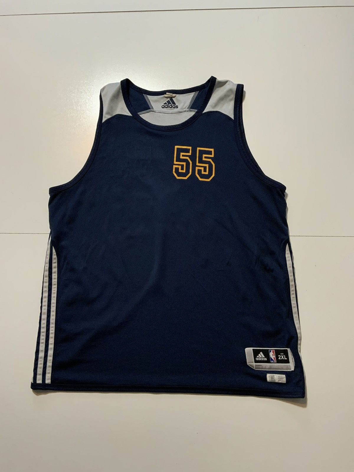 Adidas × NBA Indiana Pacers 2014-15 Reversible Team Issue Practice Jersey Size US XXL / EU 58 / 5 - 1 Thumbnail
