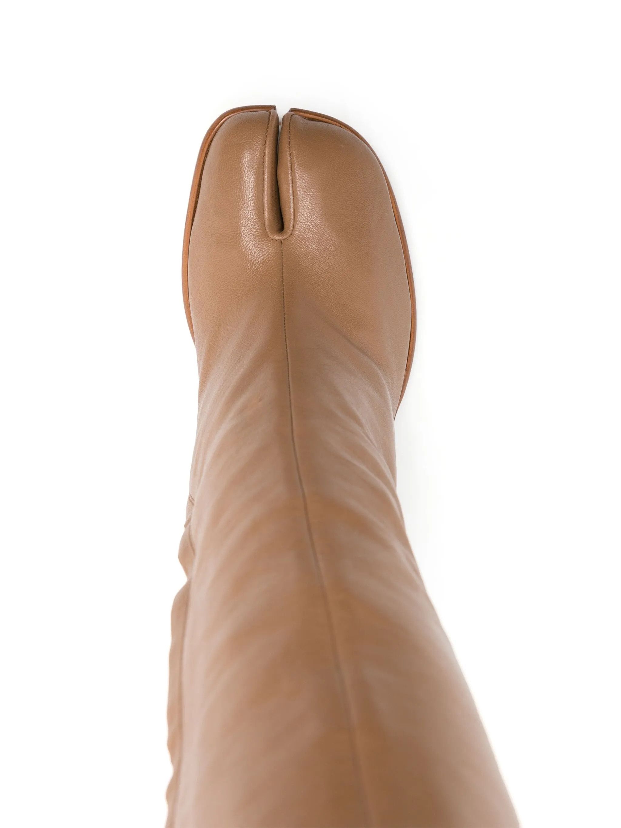Maison Margiela o1w1db10526 Tabby Knee-High Boots in Brown Size US 6 / IT 36 - 4 Thumbnail