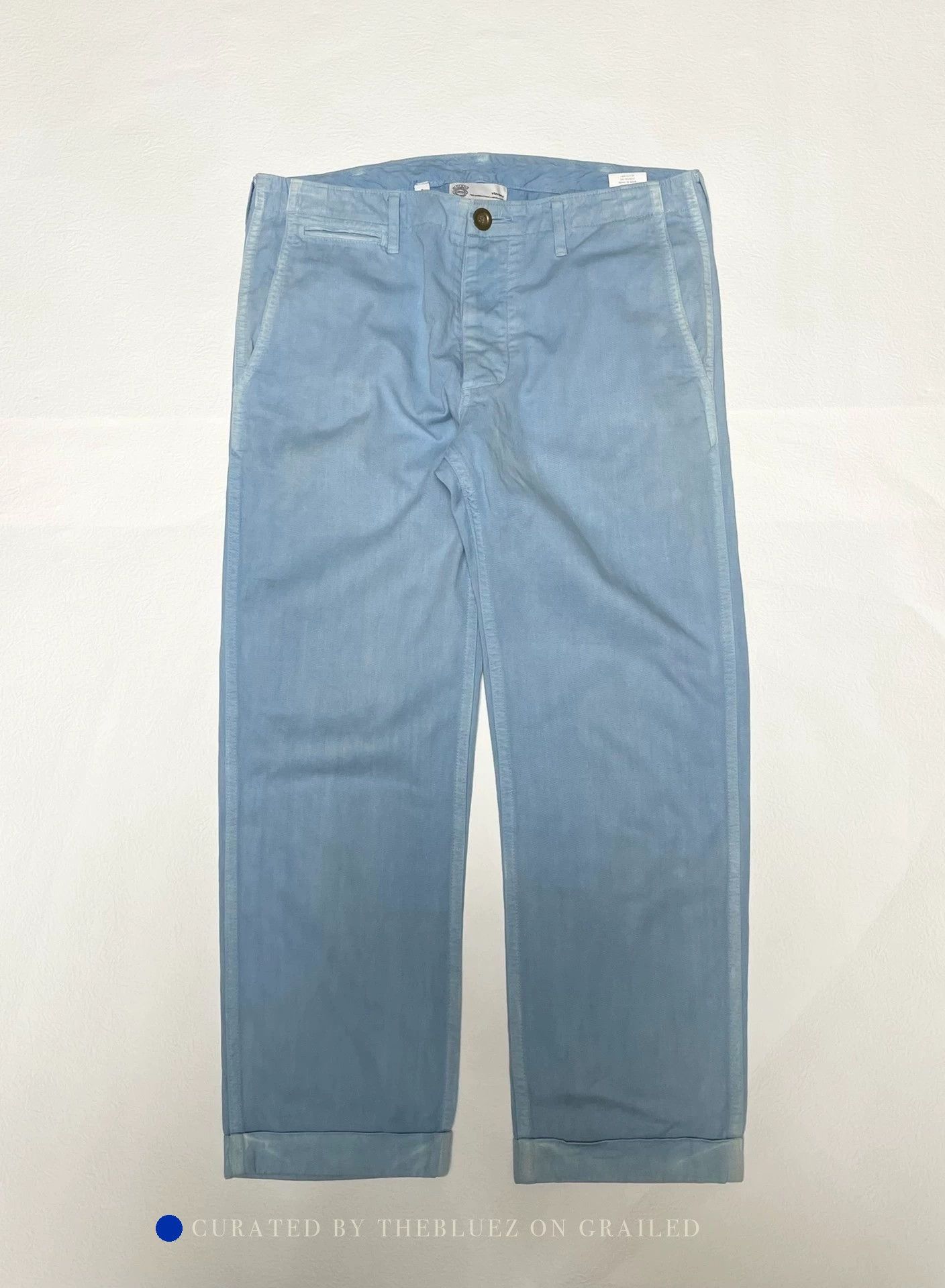 Visvim Giza High Water Natural Dyed Casual Pants Size US 32 / EU 48 - 1 Thumbnail