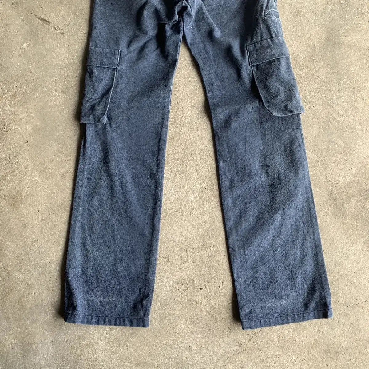 CABANE de ZUCCa HOT ITEM 💥Zucca Travail Duck Canvas Trouser Navy Cargo Pants Size US 29 - 14 Thumbnail