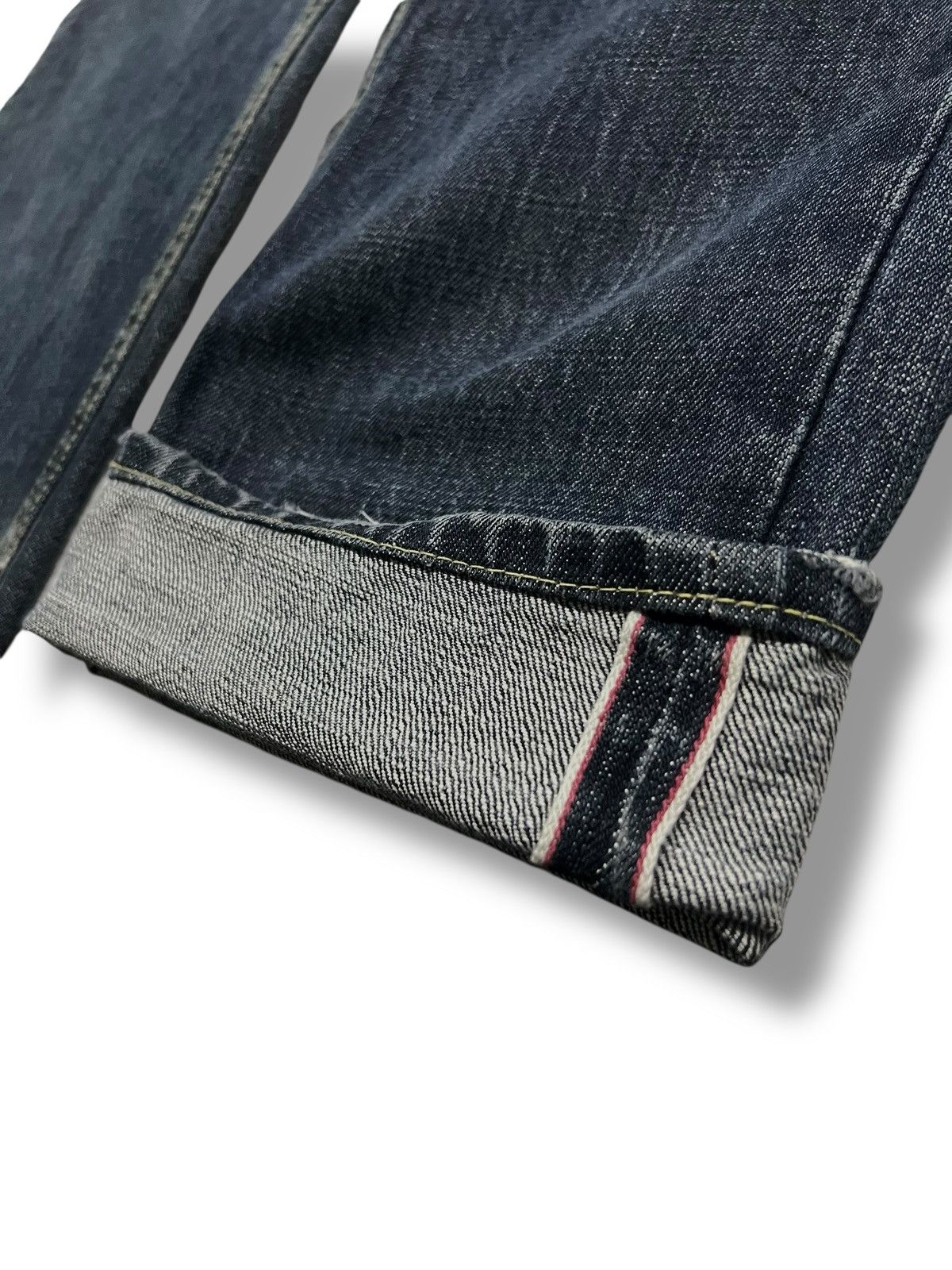 Japanese Brand Vintage 00s Tabloid News Japanese Selvedge Denim W33 Size US 33 - 8 Thumbnail