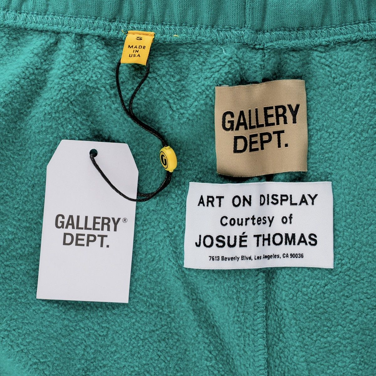 Gallery Dept. Gallery Department French Logo Flare Sweatpants Green Blue Y Size US 30 / EU 46 - 4 Thumbnail