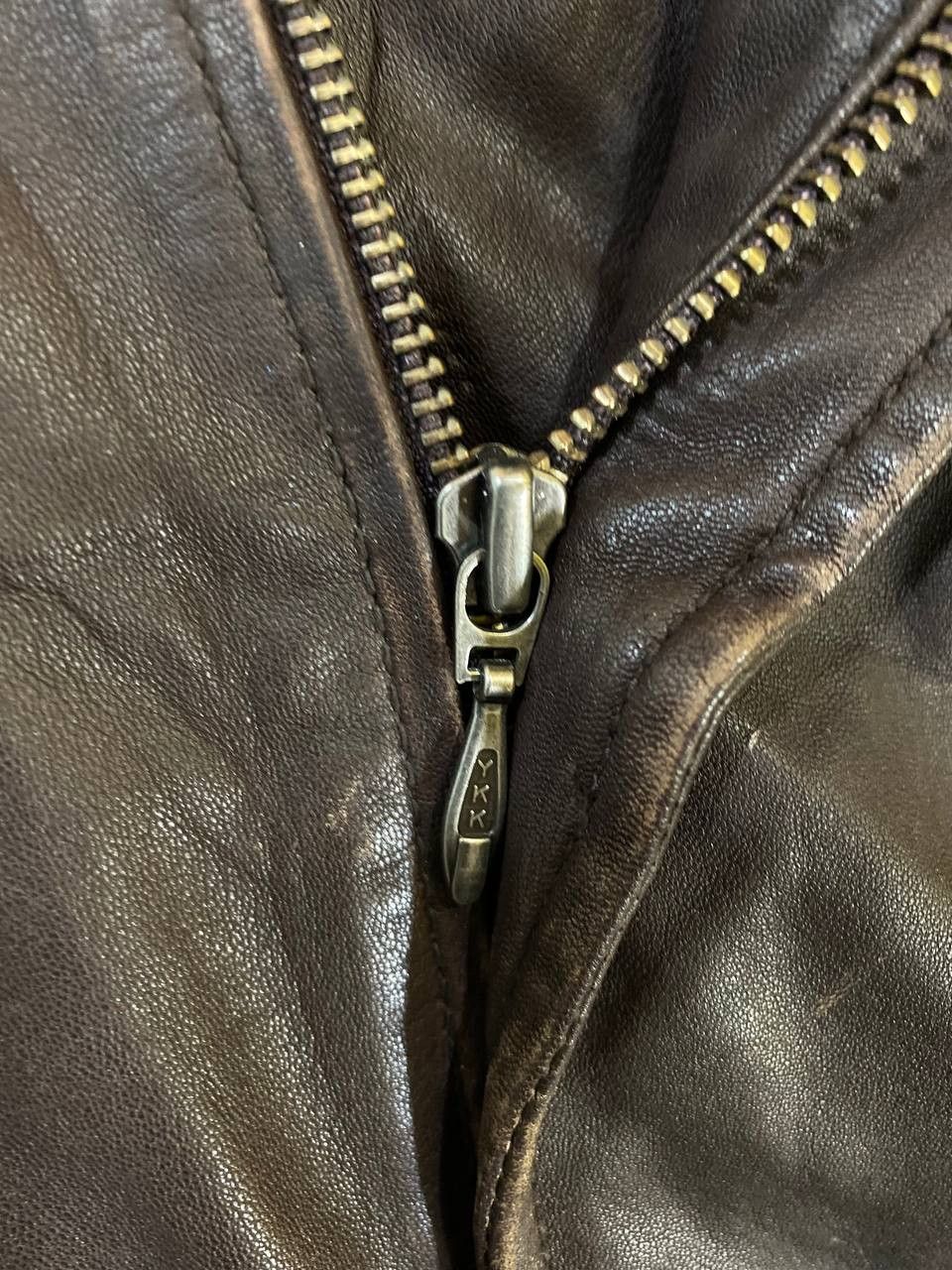 Old Navy old navy genuine leather double collar jacket nice design Size US XS / EU 42 / 0 - 3 Thumbnail