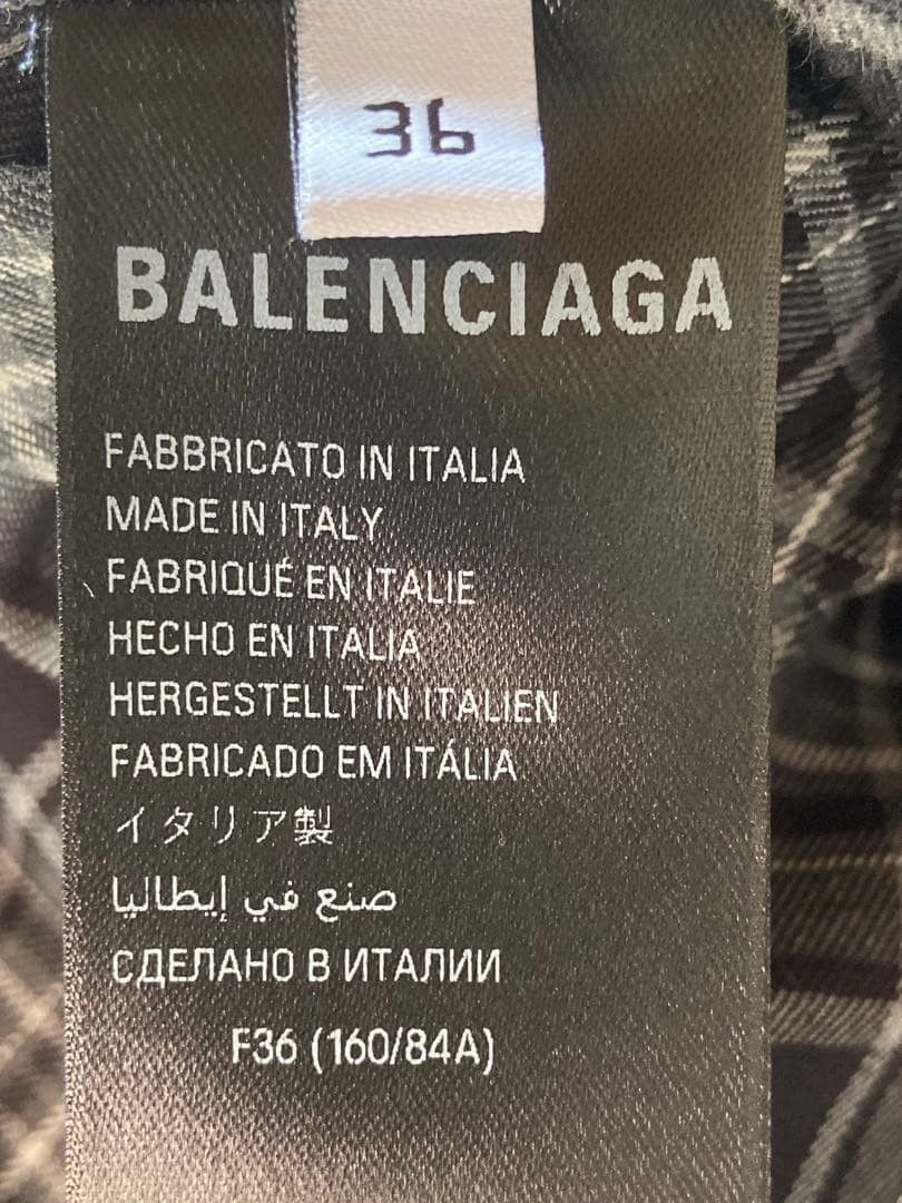Balenciaga Balenciaga 2025 Winter Flannel Shirt Size US S / EU 44-46 / 1 - 6 Thumbnail