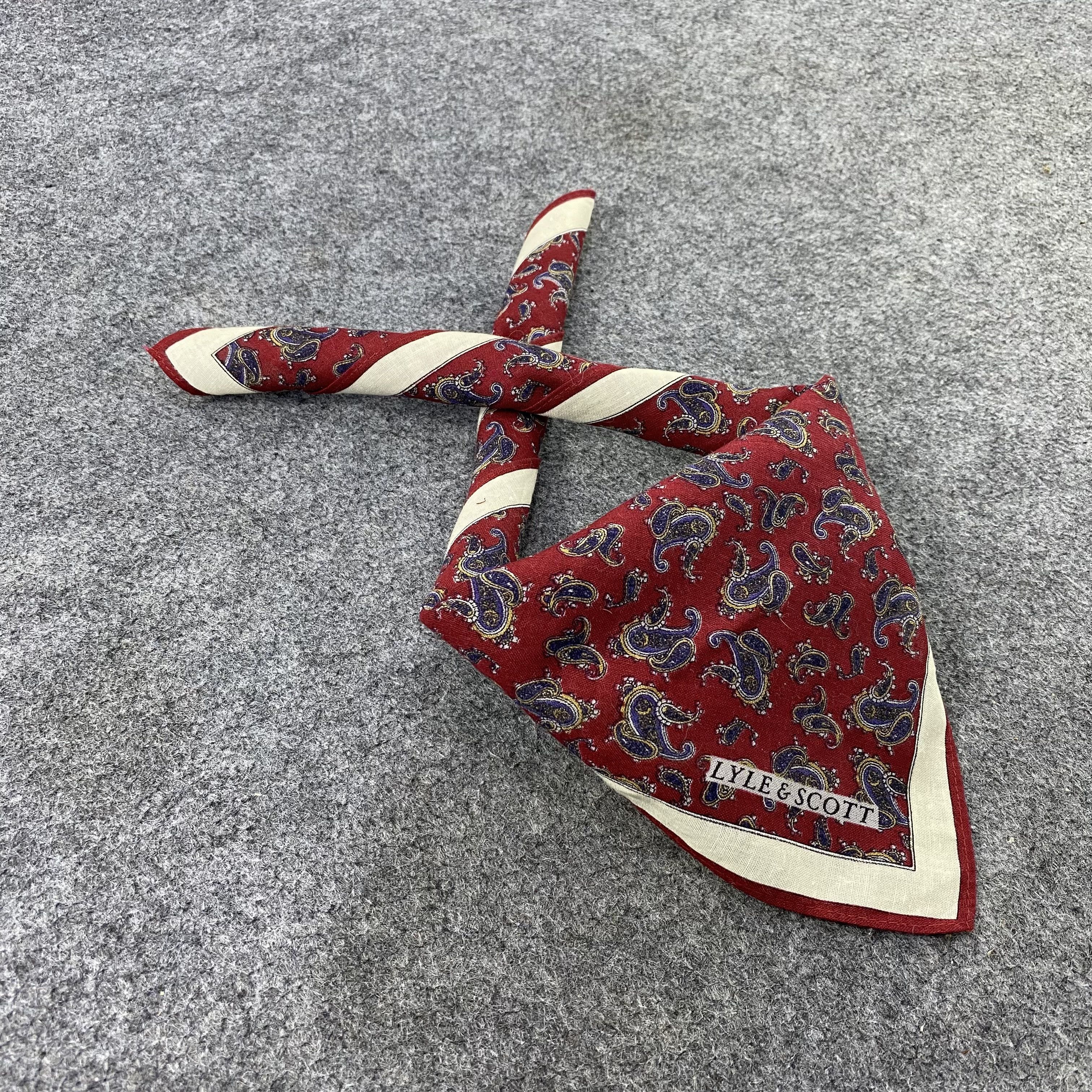 Lyle & Scott Lyle & Scott Handkerchief / Bandana / Neckerchief-B1531 Size ONE SIZE - 1 Thumbnail