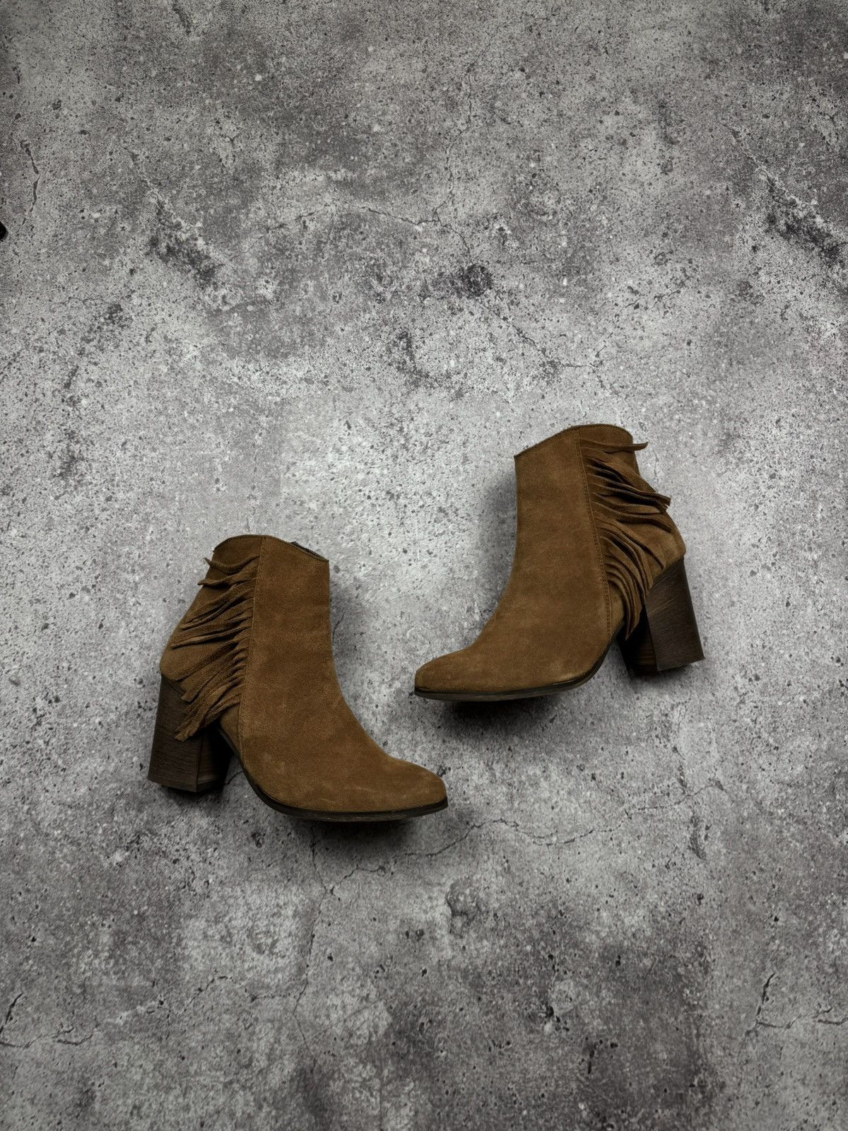 A.S.98 A.S.98 Style Western Leather/Suede Fringe CowBoy Boots Y2K Size US 7 / IT 37 - 1 Thumbnail