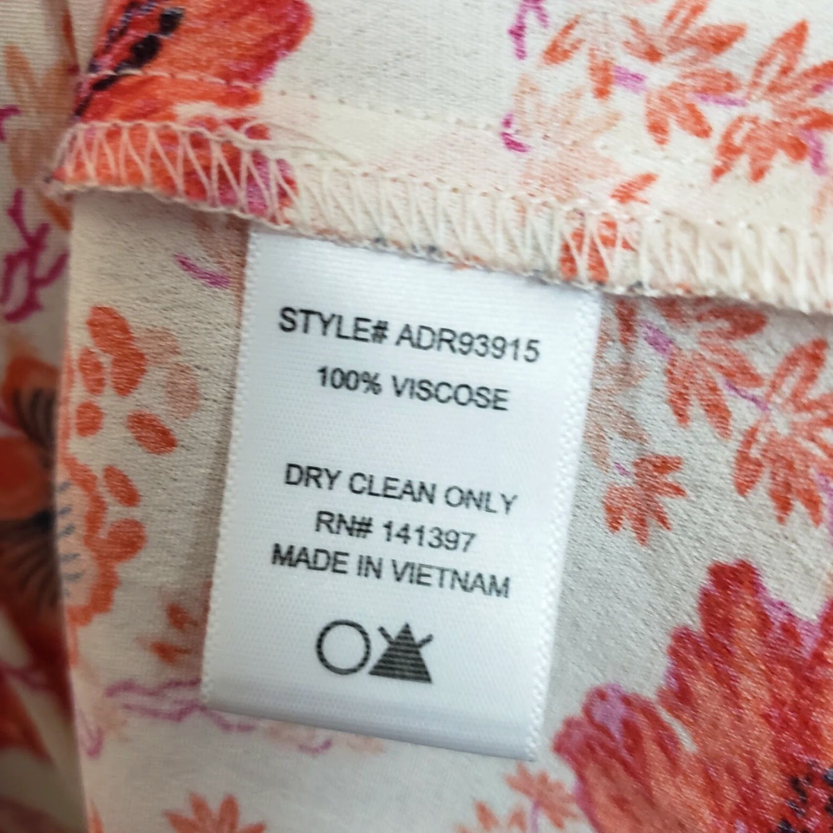 Pinko ASTR Womens Dress Lace Up Pink Floral Short Sleeve Viscose Sz M Size 32" / US 10 / IT 46 - 5 Thumbnail