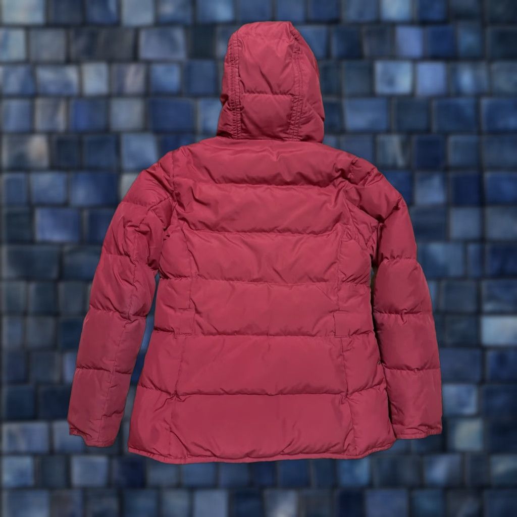 Ralph Lauren LAUREN Ralph Lauren Womens Red Hooded Zip Front Down Jacket Belt Medium Flaws Size M / US 6-8 / IT 42-44 - 1 Thumbnail