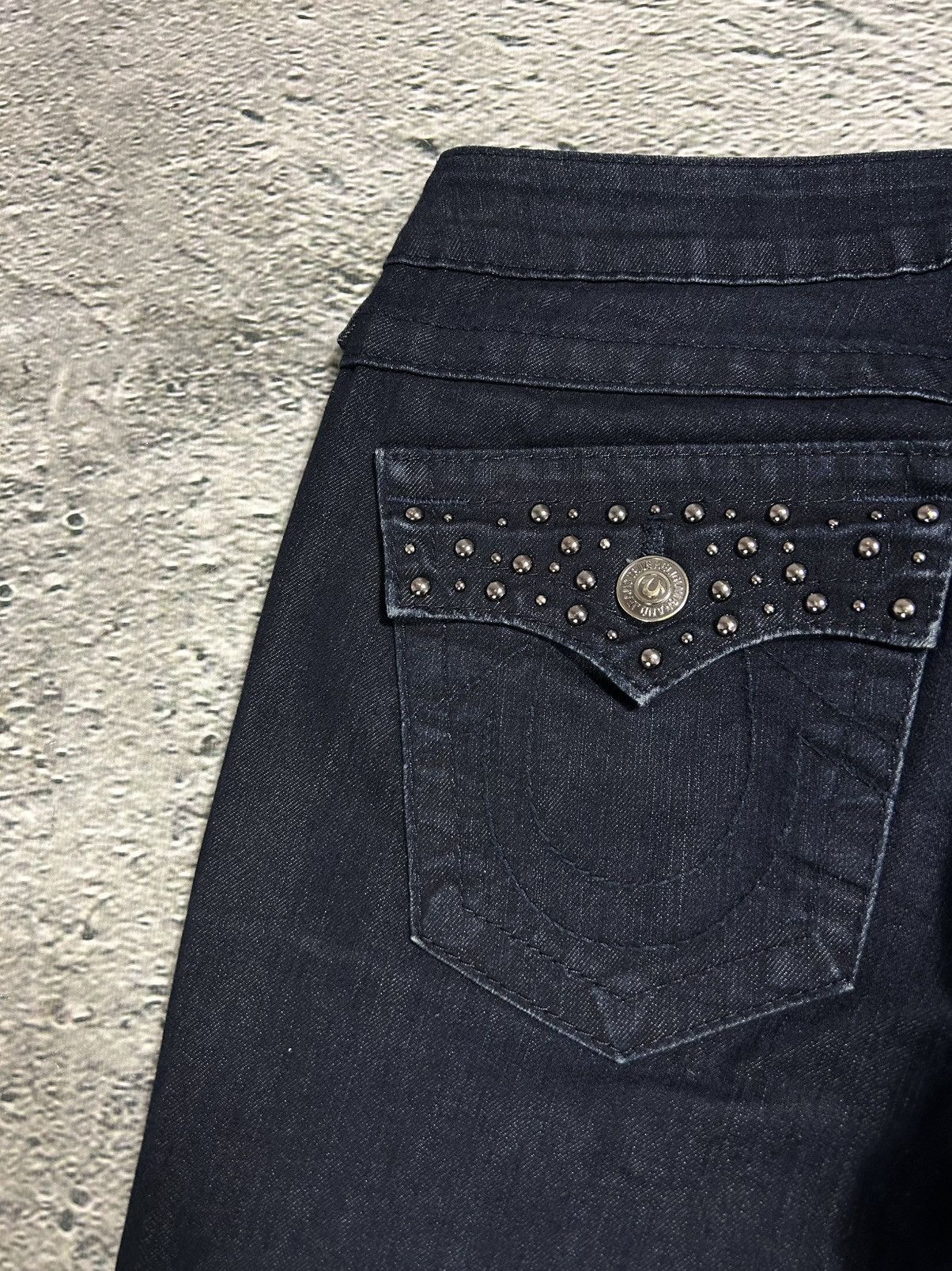 True Religion True Religion black jeans studded Billy flared Y2K Size 28" / US 6 / IT 42 - 3 Thumbnail