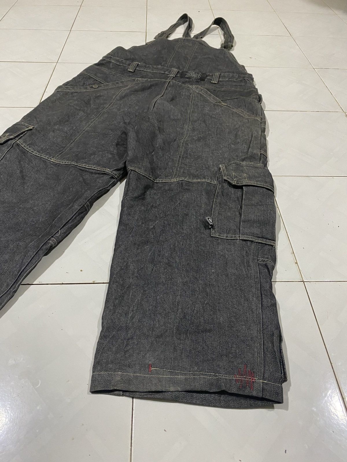 Vintage Freaky Massive Baggy Overalls Denim Size US 40 / EU 56 - 6 Thumbnail