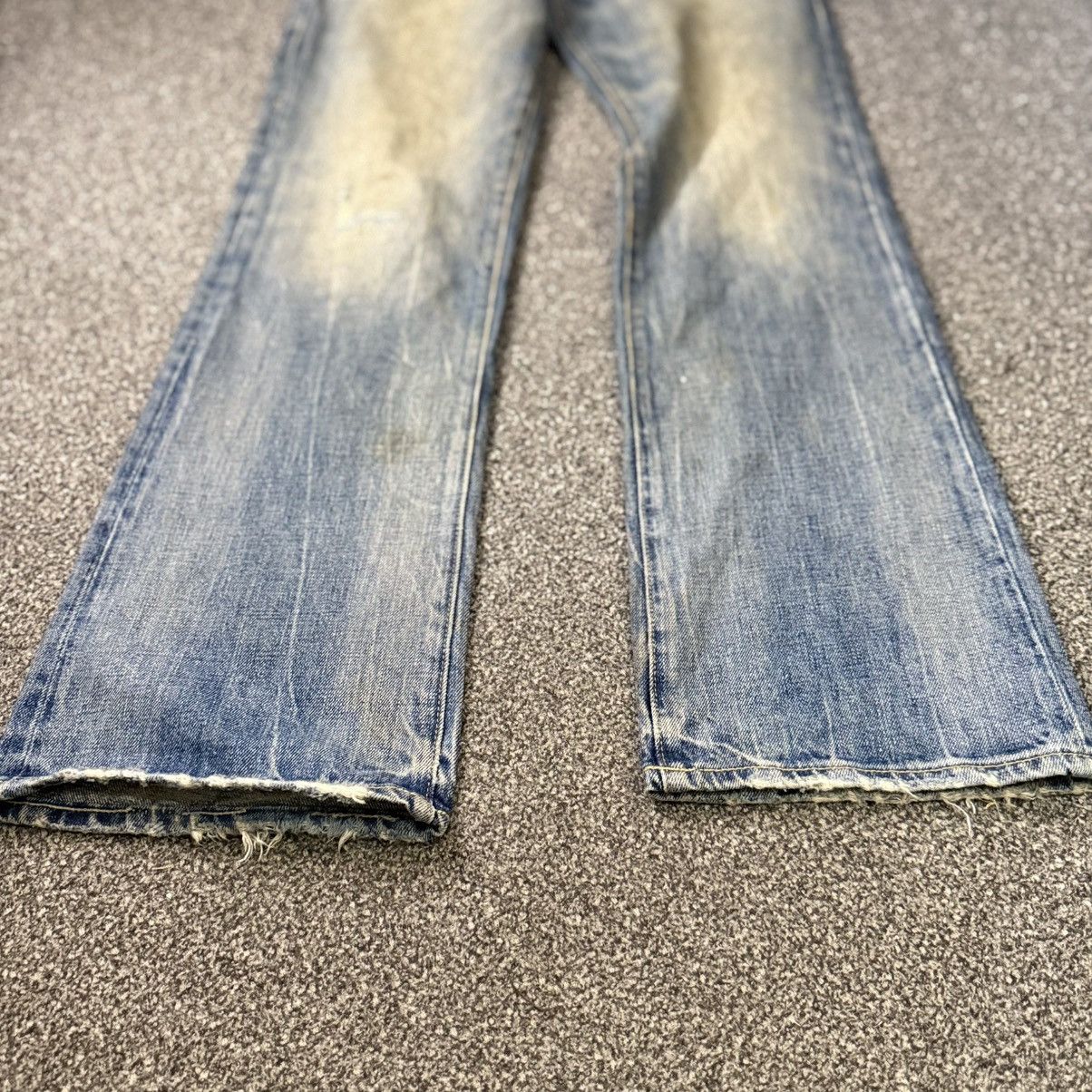 Seditionaries 🔥🔥 Distressed 2009 Gap Slim Fit Boot Thrashed Denim Size US 30 / EU 46 - 6 Thumbnail