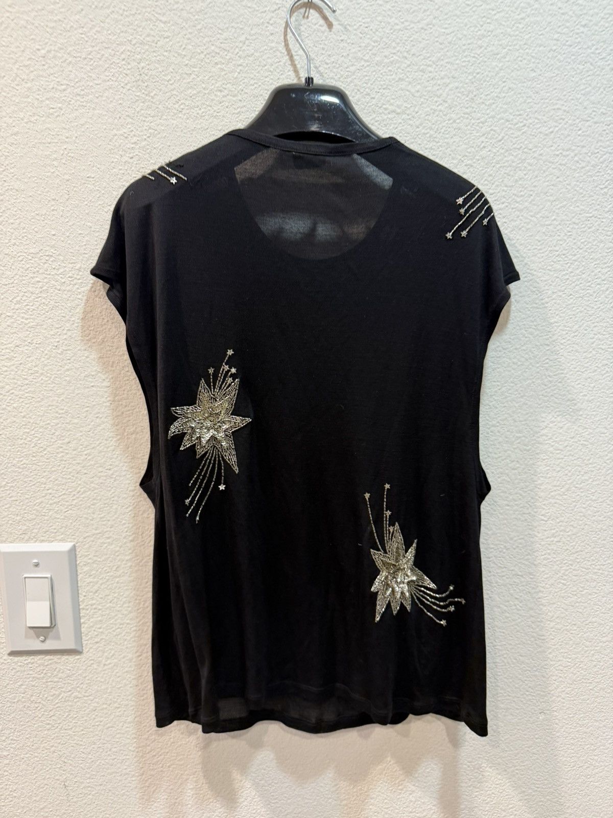 Saint Laurent Paris SS15 Silk Starburst Tank S Size US XS / EU 42 / 0 - 4 Thumbnail