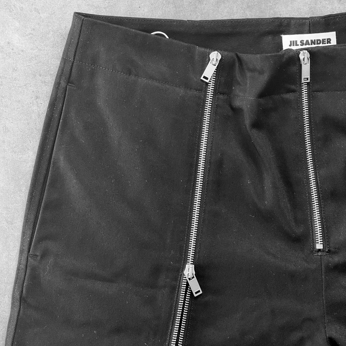 Jil Sander ZIP UP WIDE LEG COTTON TROUSERS - F/W 2023 - NEW WITH TAGS Size US 38 / EU 54 - 7 Thumbnail