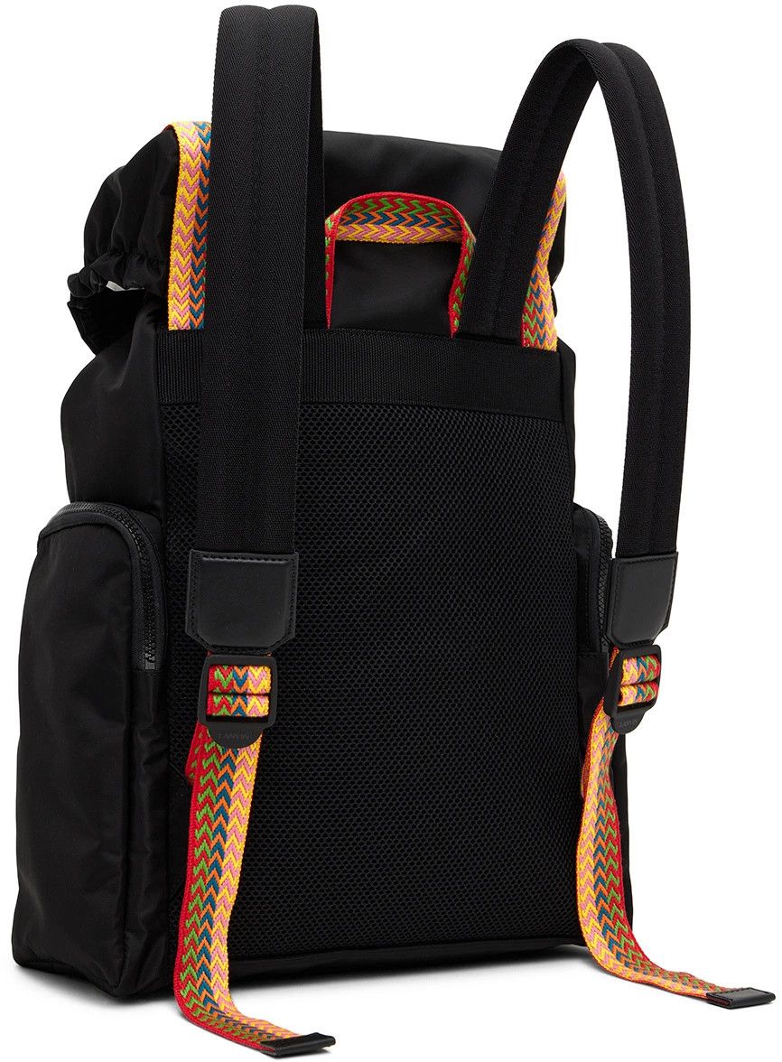 Lanvin o1y0125 Size : OS / Embroidered Logo Backpack in Multicolor Size ONE SIZE - 3 Thumbnail