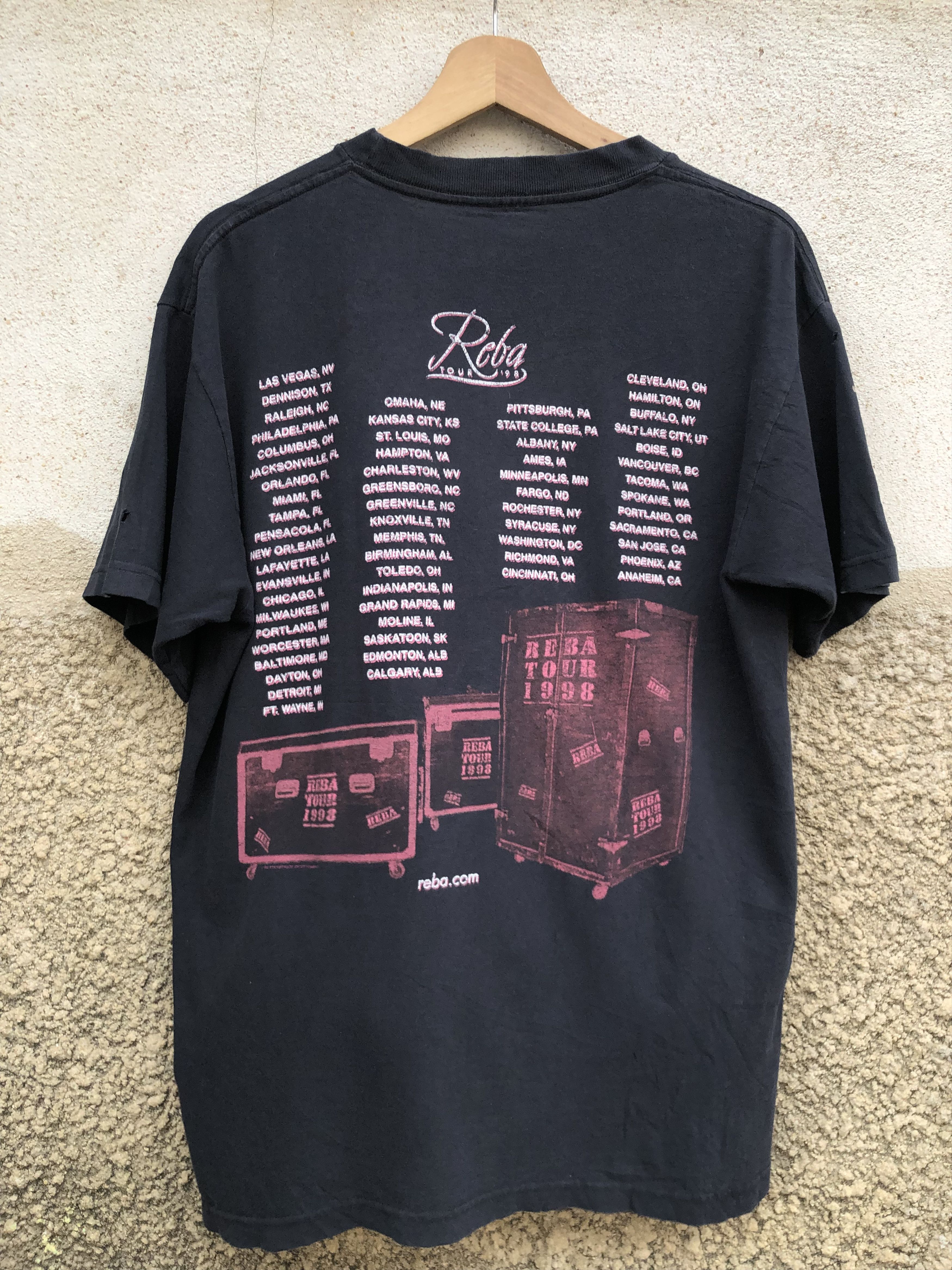 Band Tees 1990s Vintage Reba American Singer Tshirt Size US L / EU 52-54 / 3 - 2 Thumbnail