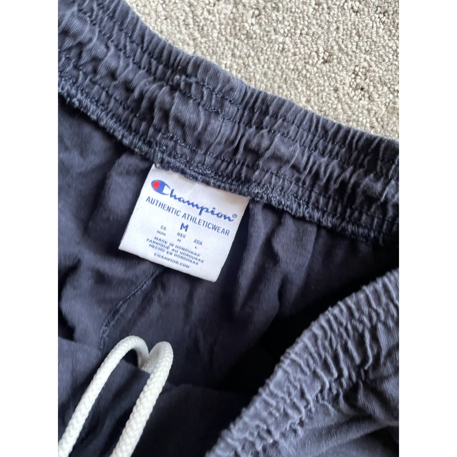 Champion Champion Sweatpants Men’s Medium Straight Pocket Navy Blue Cotton Solid Size US 31 - 5 Thumbnail