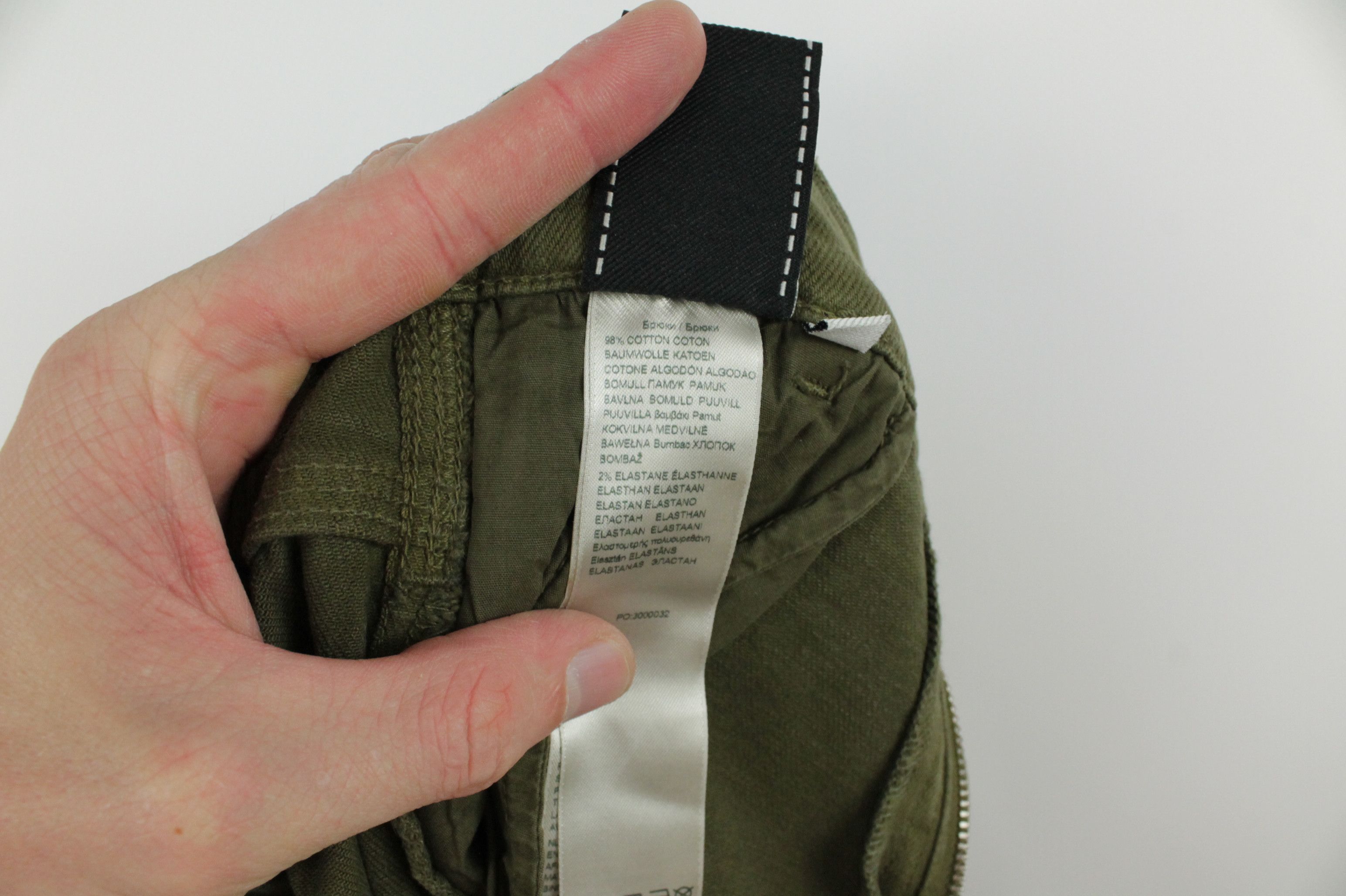 7 For All Mankind 7 For All Mankind Military Green Denim Cargo Pants Women's Size 28" / US 6 / IT 42 - 11 Thumbnail