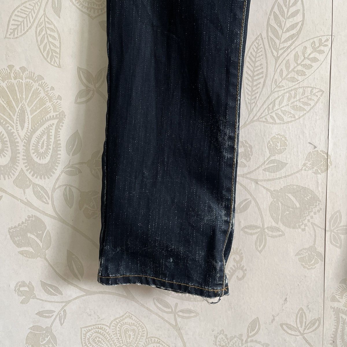 Swagger Acid Wash Faded Black Swagger Buttons Denim Size US 34 / EU 50 - 7 Thumbnail