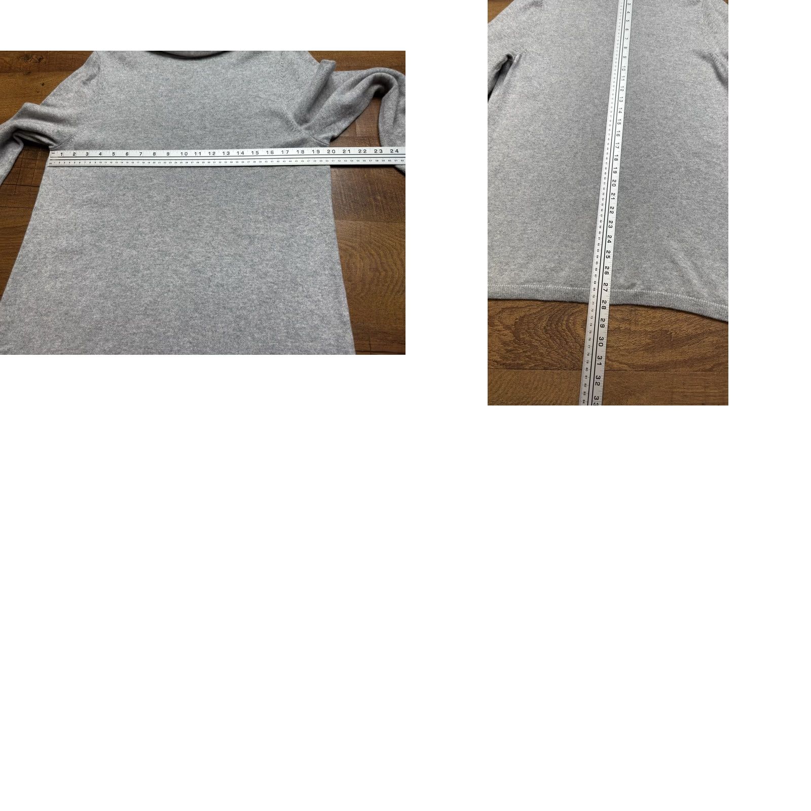 Talbots TALBOTS Heather Gray XL Cashmere Long Sleeve Sweater Size XL / US 12-14 / IT 48-50 - 8 Thumbnail