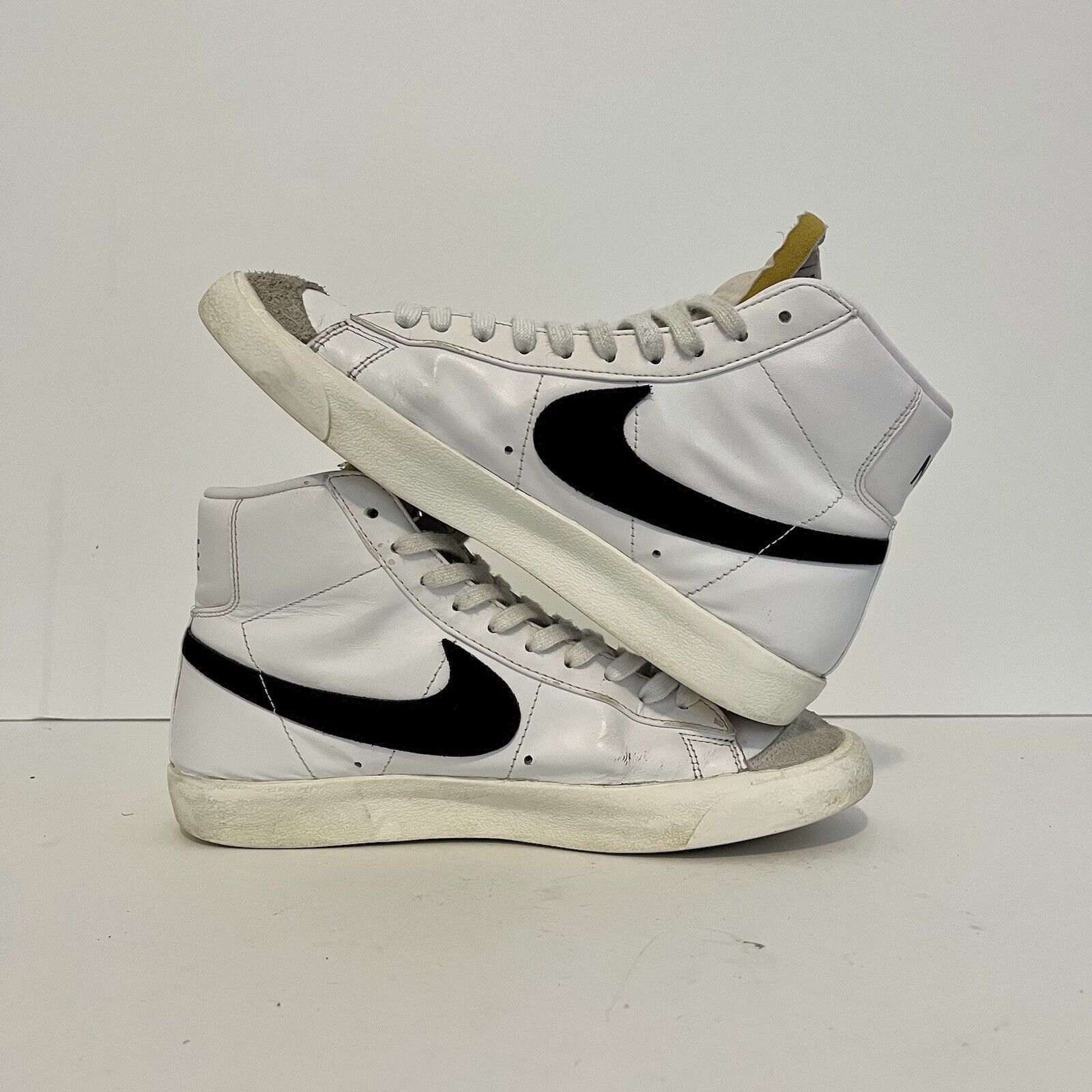 Nike 2021 Nike Blazer Mid 77 Vintage Leather CZ1055-100 Wmns 10 Size US 10 / IT 40 - 6 Thumbnail