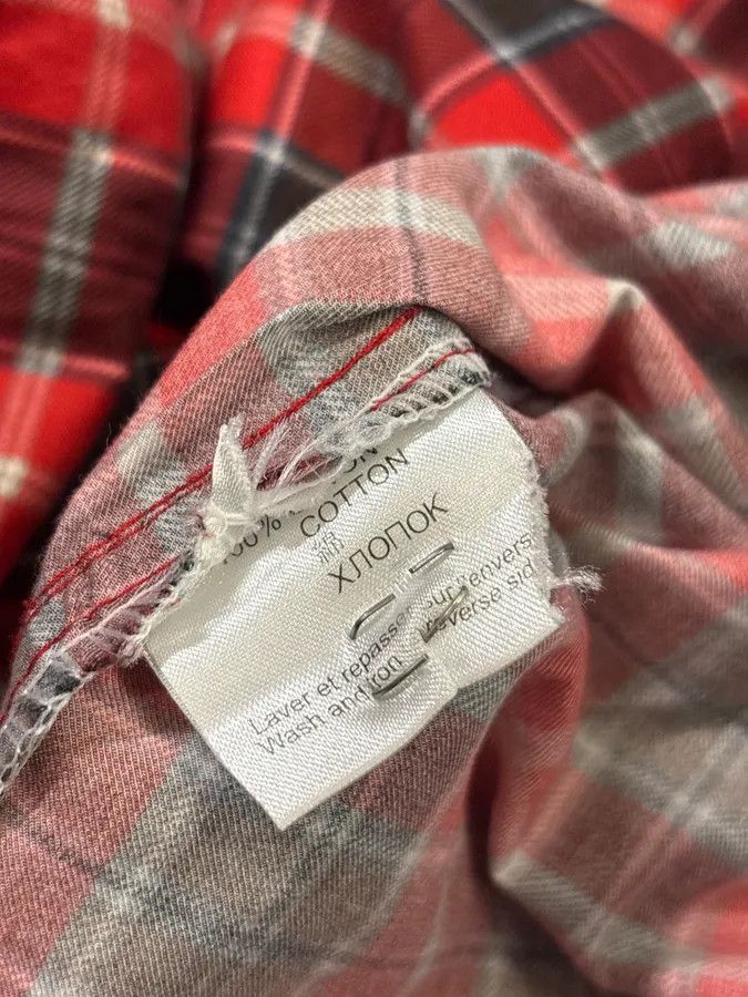 Givenchy SS2015 Givenchy Red Black Plaid Star Shirt by Riccardo Tisci Size US M / EU 48-50 / 2 - 9 Thumbnail