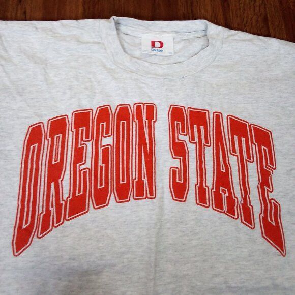 NCAA Vintage 90s Oregon State Beavers Spell Out T-Shirt Size US XXL / EU 58 / 5 - 1 Thumbnail