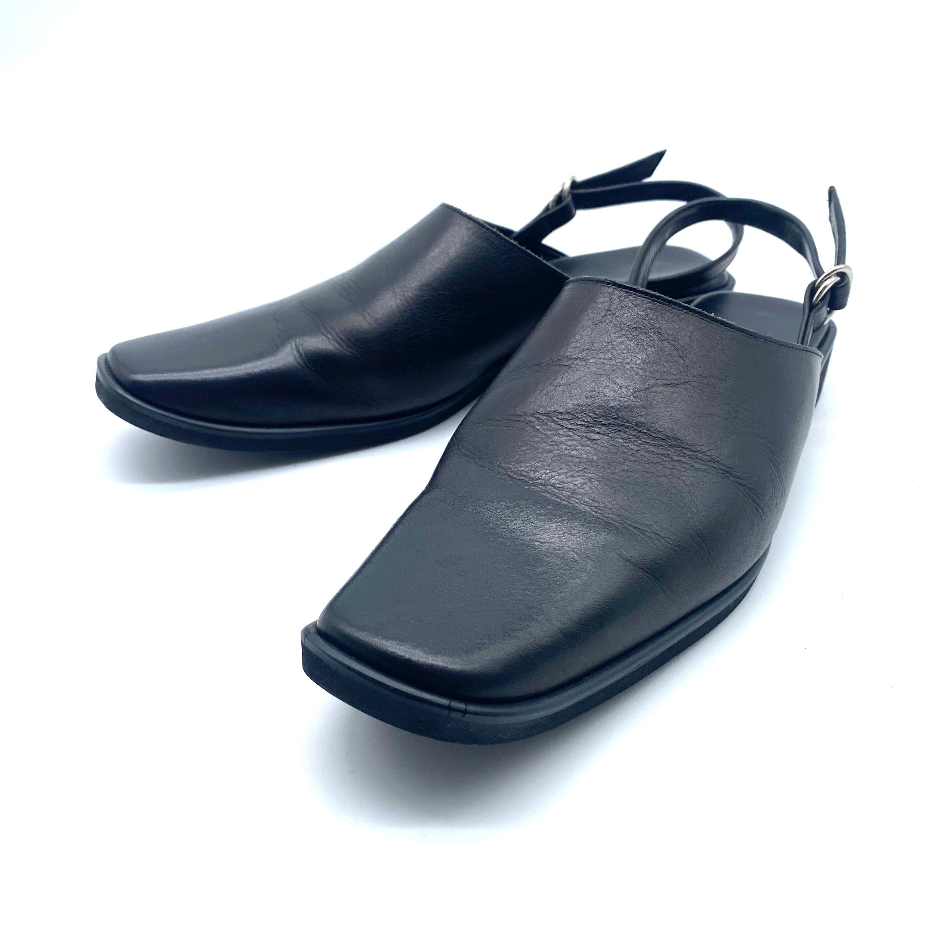Yohji Yamamoto Yohji Yamamoto + NOIR Leather Sandal 246490515 Size US 5.5 / IT 35.5 - 9 Thumbnail