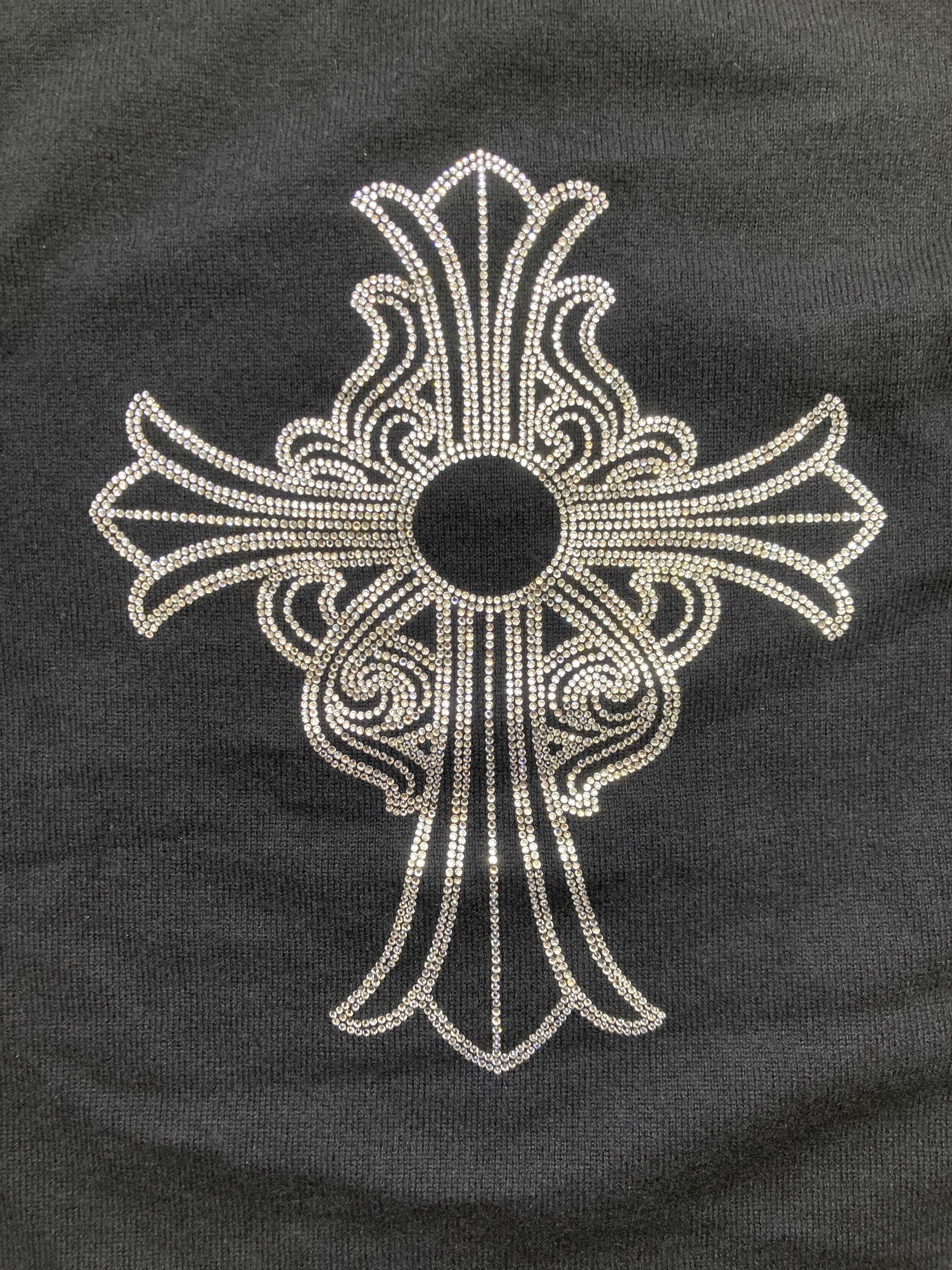 Chrome Hearts Chrome Hearts Vine Cross Crystal Cashmere Sweater Size M / US 6-8 / IT 42-44 - 5 Thumbnail