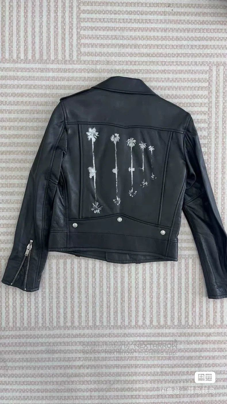 Saint Laurent Paris Saint Laurent Paris Black Genuine Leather Biker Jacket Size XS / US 0-2 / IT 36-38 - 2 Thumbnail
