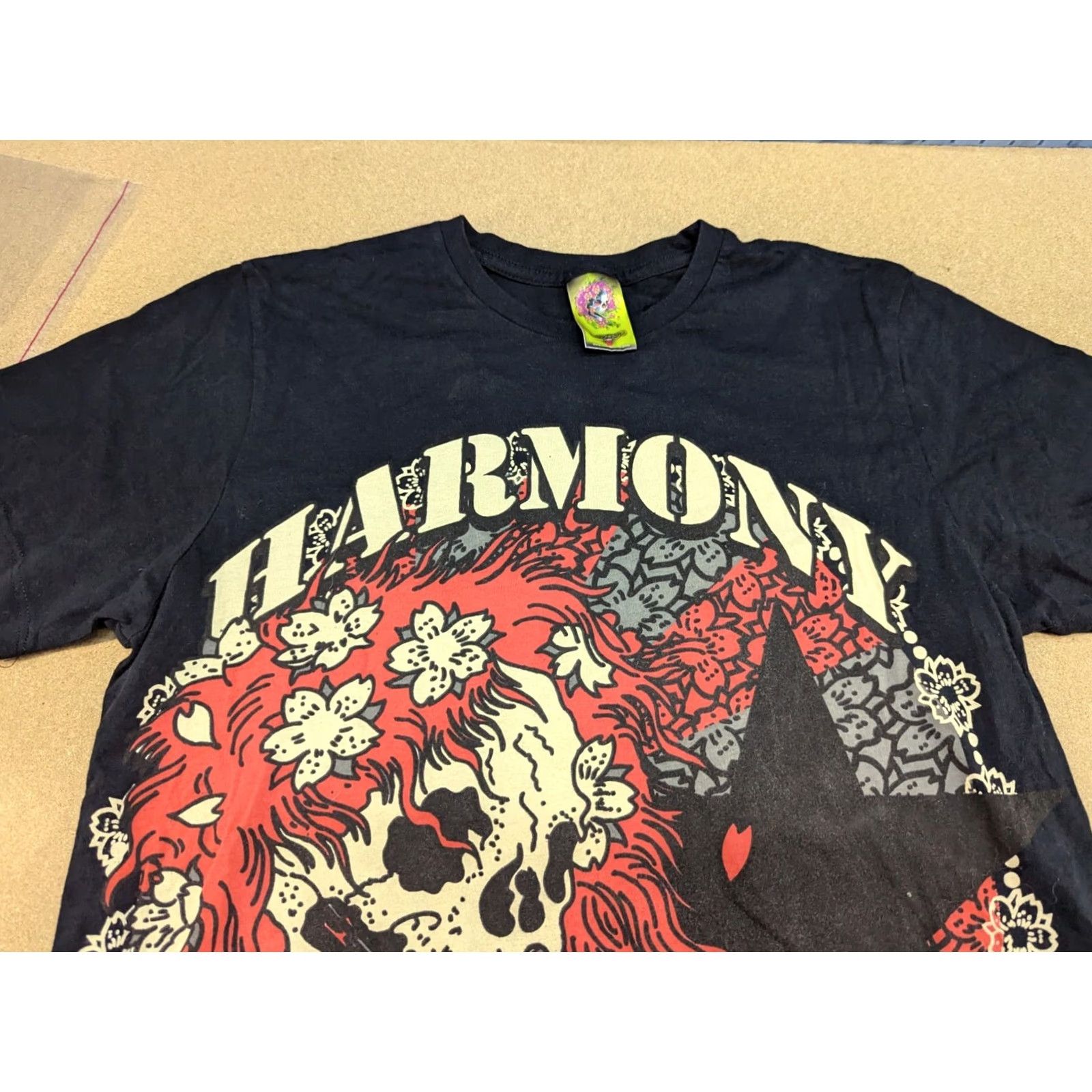Harmony Christian Audigier by Ed Hary Mens T-Shirt Harmony Skull Star Black tee Size S Size US S / EU 44-46 / 1 - 5 Thumbnail