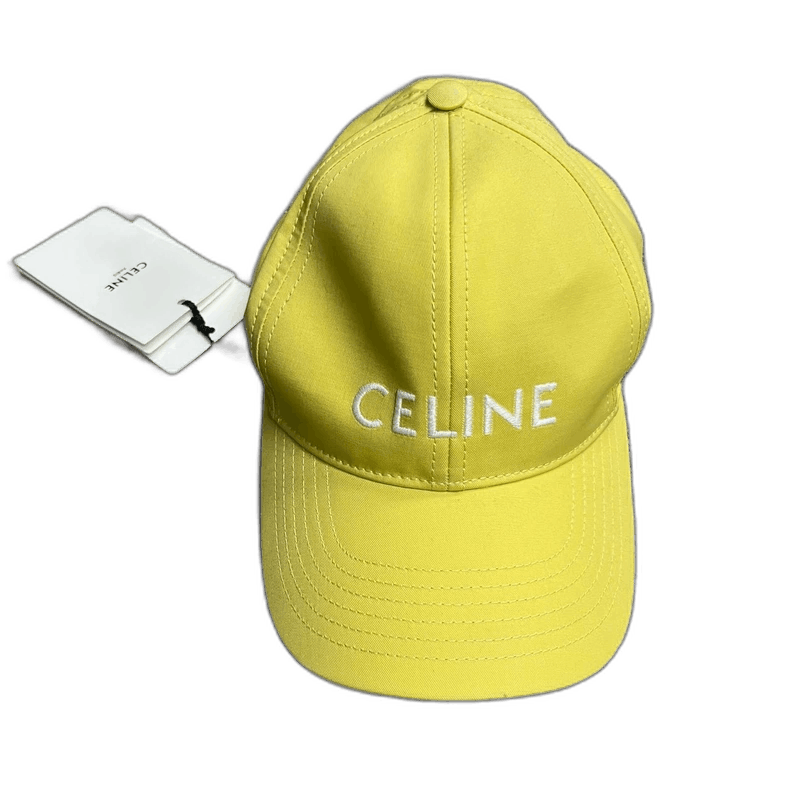 Celine Celine Yellow Embroidered Cap Brand New Size ONE SIZE - 1 Thumbnail