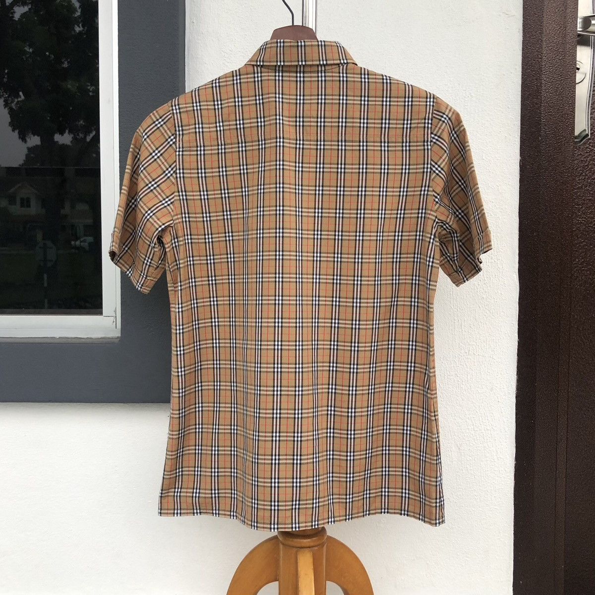 Burberry Vintage Burberrys Novacheck Women Short Sleeve Shirt Size S / US 4 / IT 40 - 6 Thumbnail