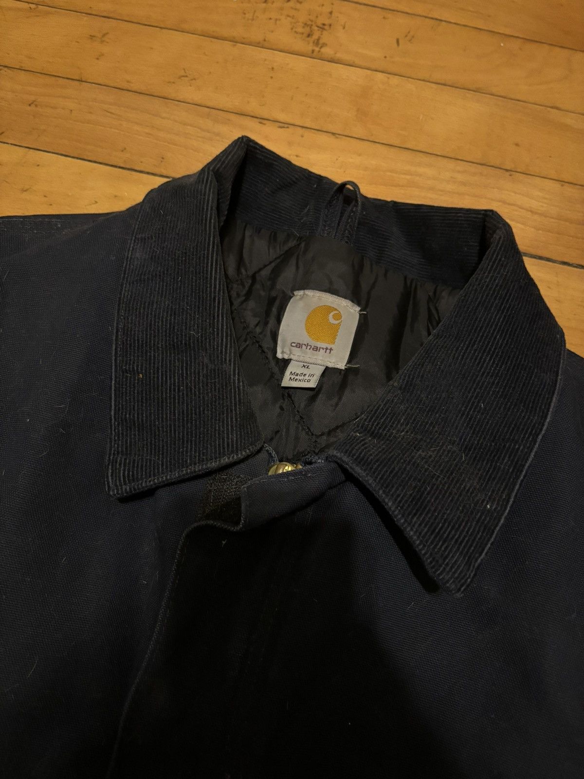 Carhartt × Vintage Carhartt C003-dny Duck Canvas Jacket Quilted Blue Size Xl Size US XL / EU 56 / 4 - 4 Thumbnail