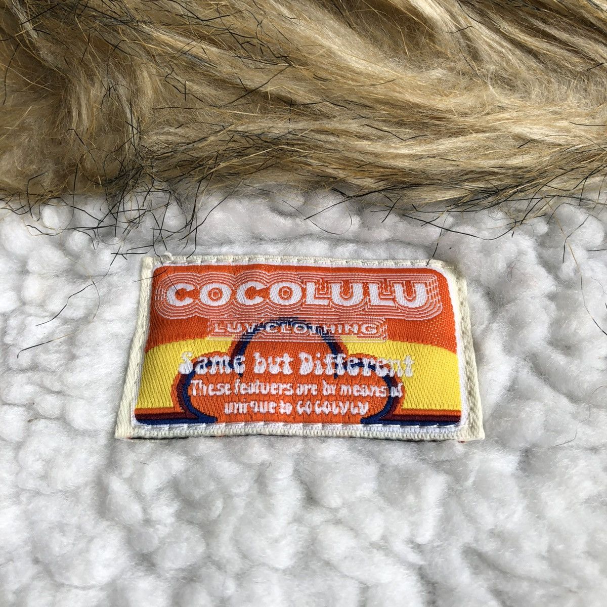 14th Addiction 2000s CocoLulu Canvas Fur Work Jacket Black Punk Style Size US M / EU 48-50 / 2 - 14 Thumbnail
