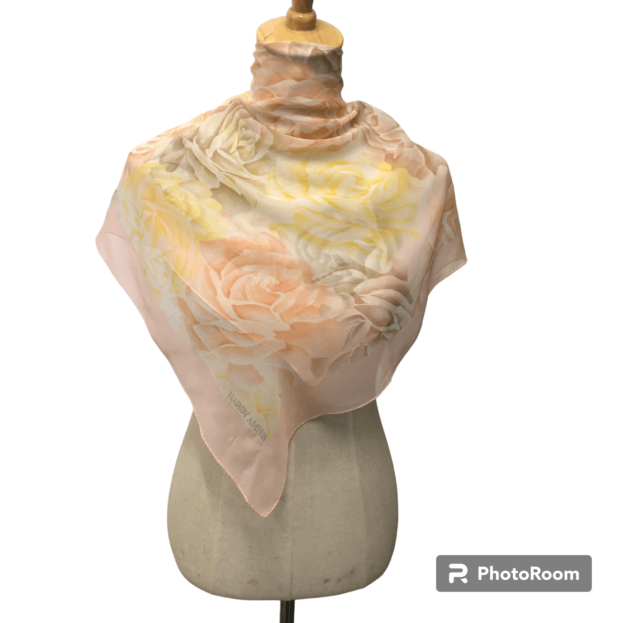 Hardy Amies Hardy Amies Floral Luxury Silk Scarf M1006 Size ONE SIZE - 1 Thumbnail