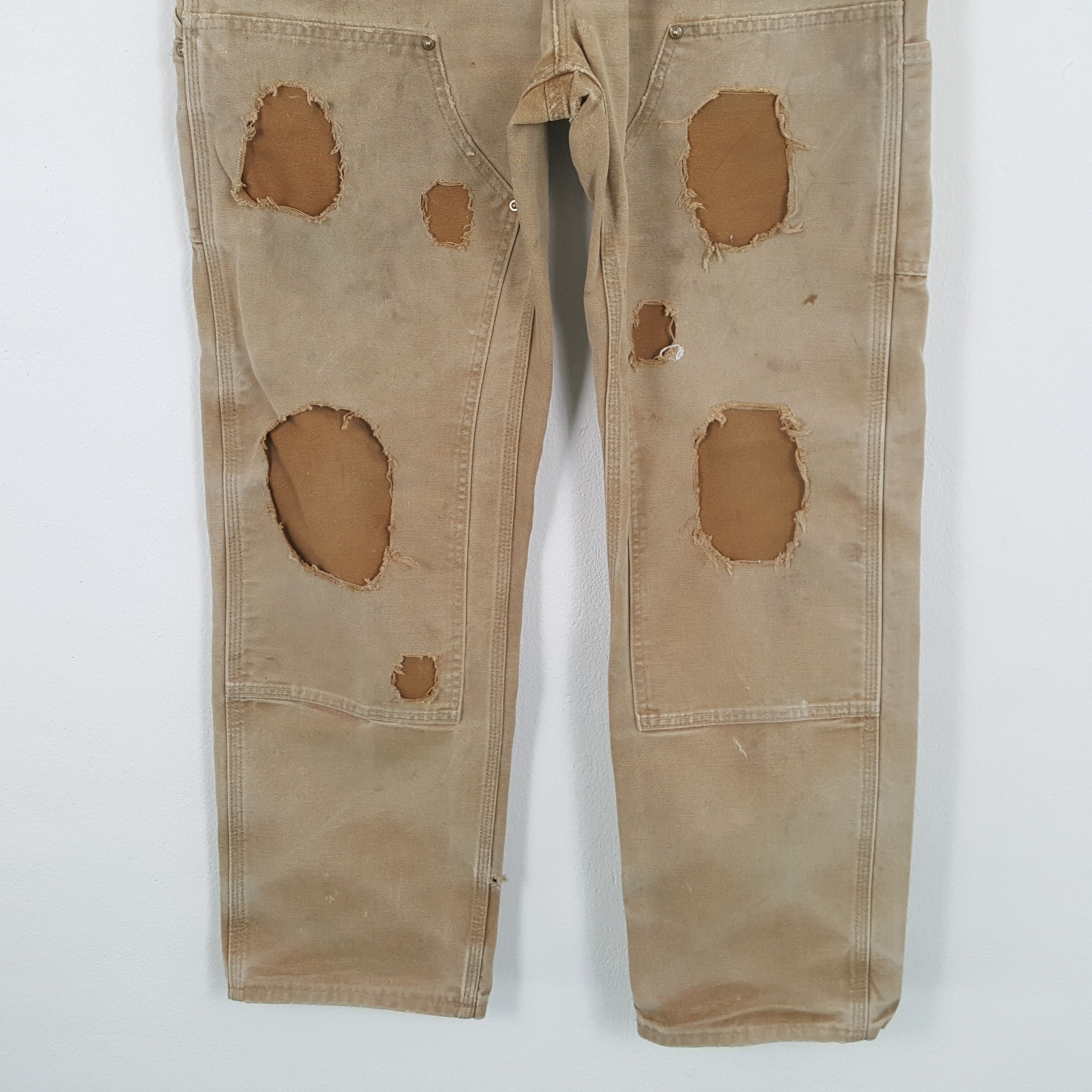Carhartt × Vintage CARHARTT Workwear Style Carpenter Pants Distressed Size US 32 / EU 48 - 3 Thumbnail